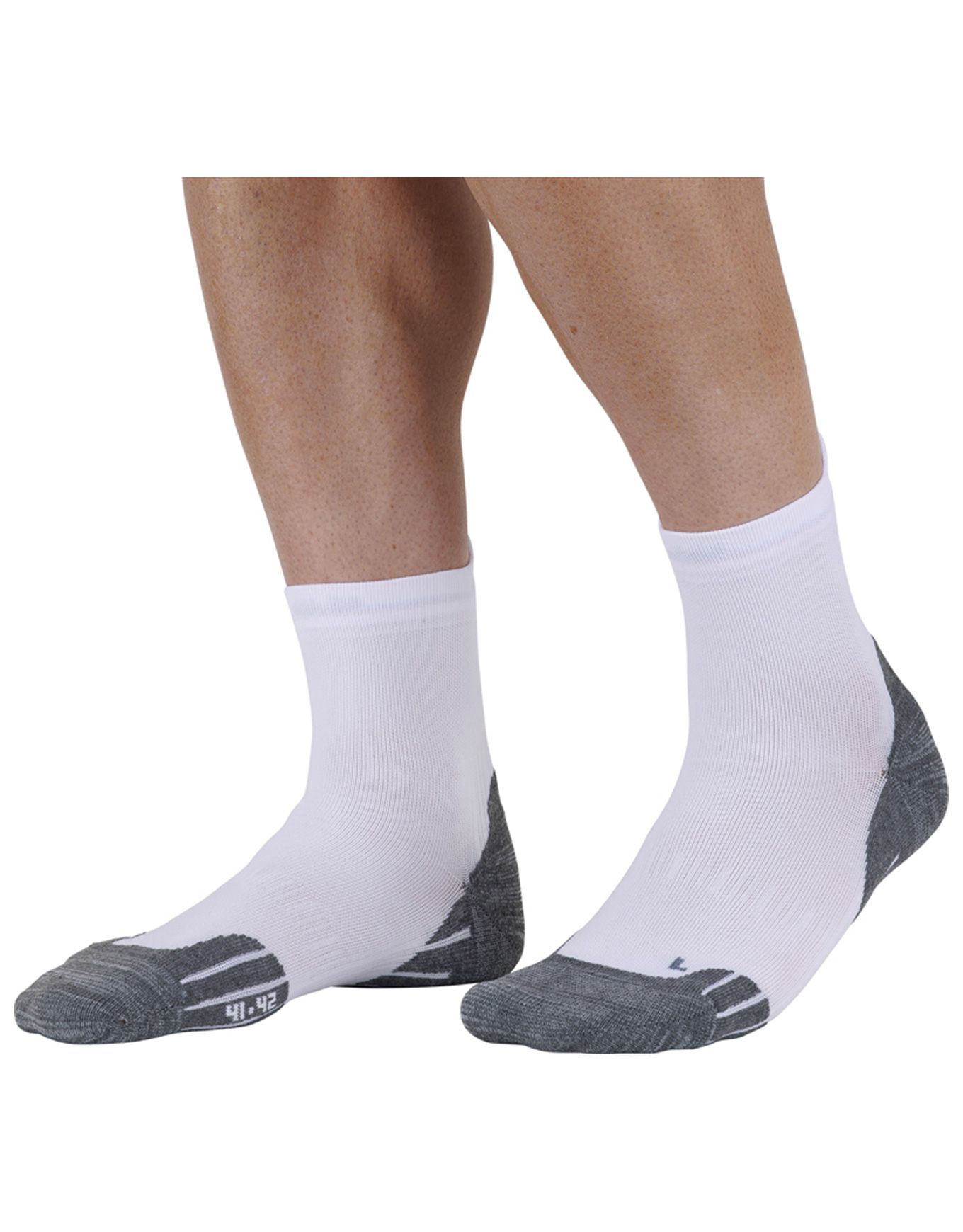 Mid Run Elite 2 Blanc/Gris + Monnet