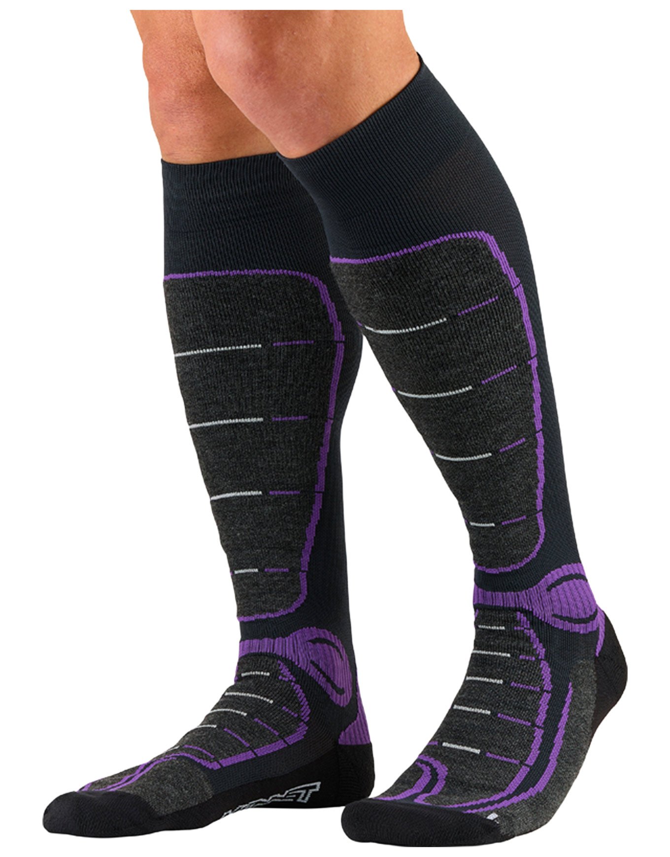 Ski Tour Light Gris/Violet + Monnet