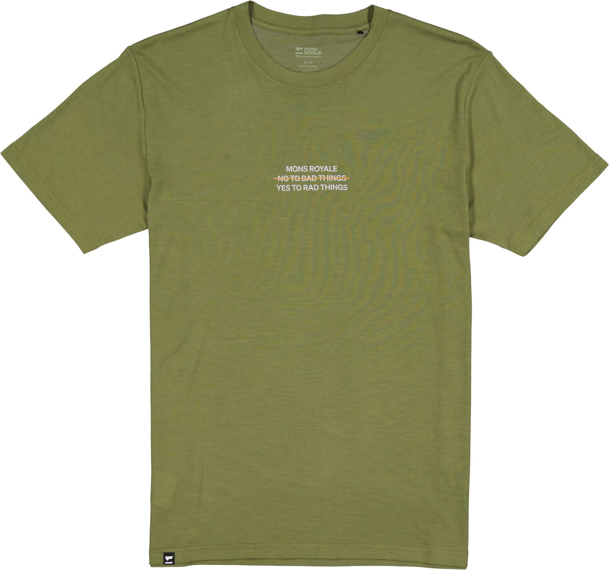 M Zephyr Merino Tencel T-Shirt Fern + Mons Royale