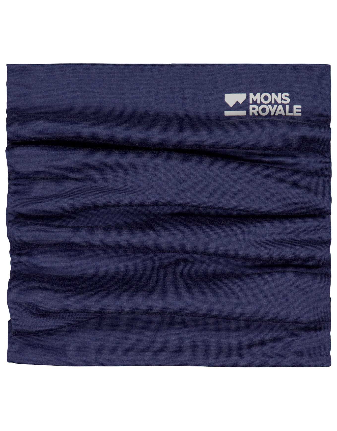Double Up Merino Neckwarmer Midnight + Mons Royale