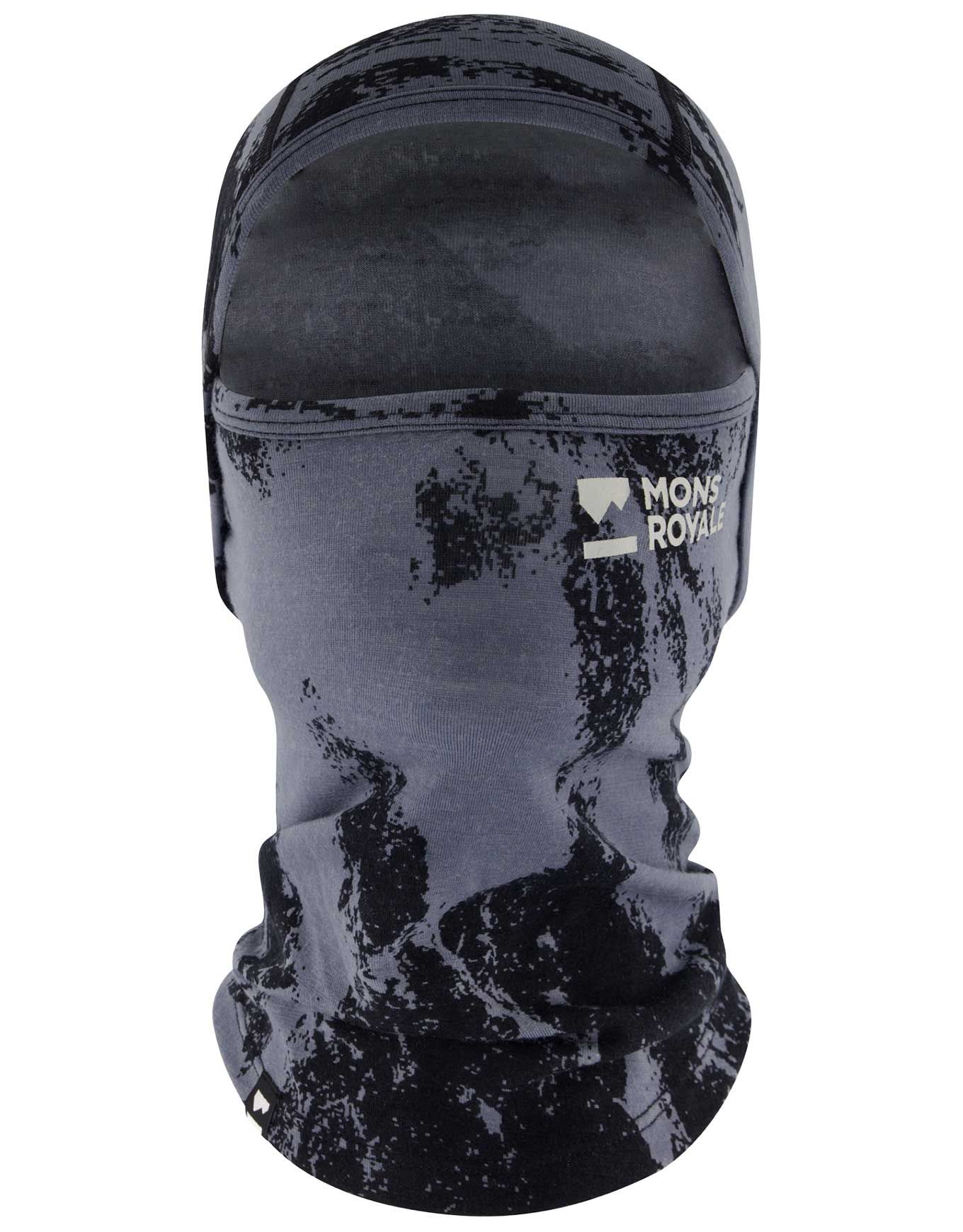 Santa Rosa Merino Balaclava Mtn Pixel Grey + Mons Royale