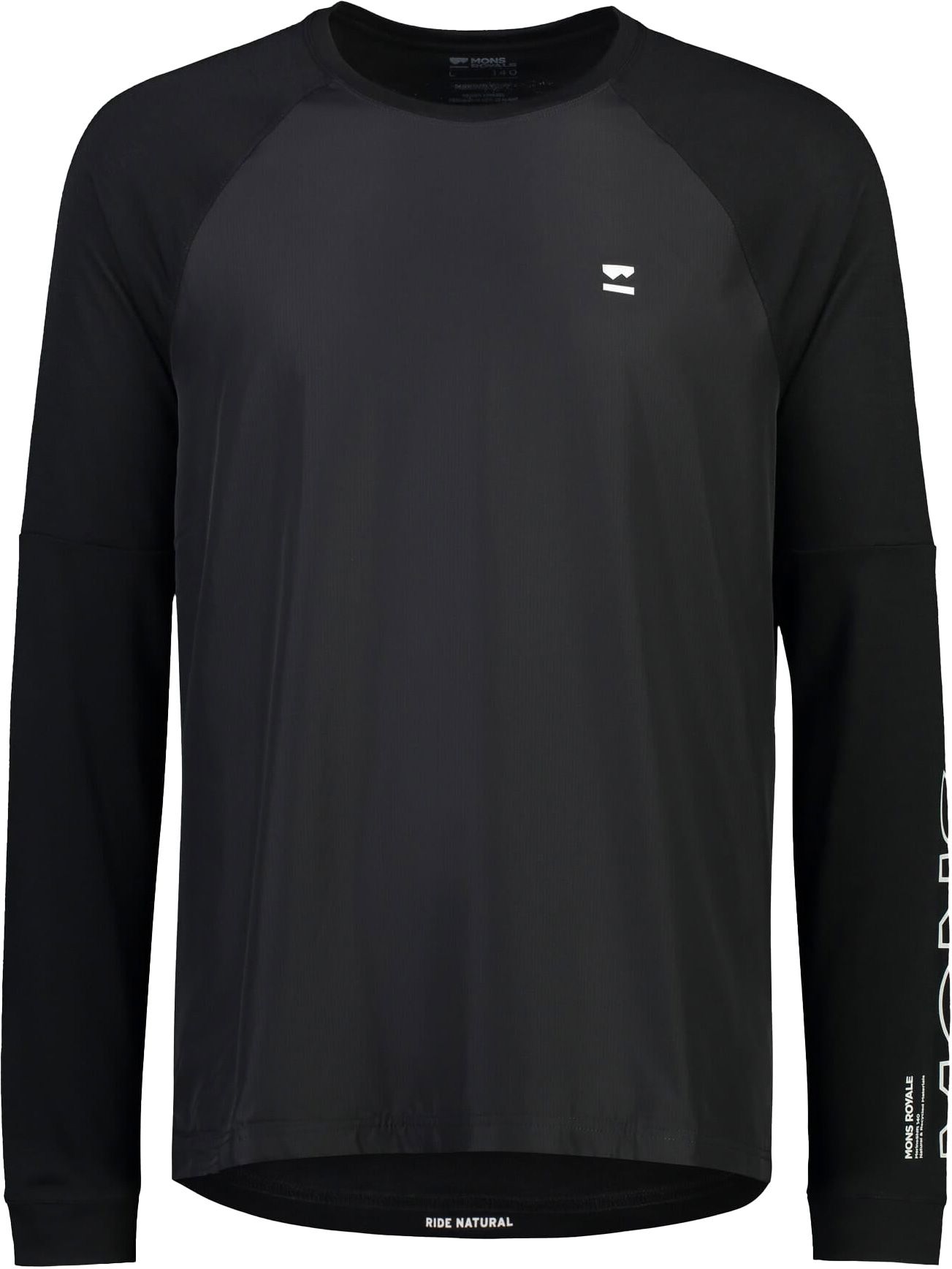 Tarn Merino Wind Jersey M Black + Mons Royale