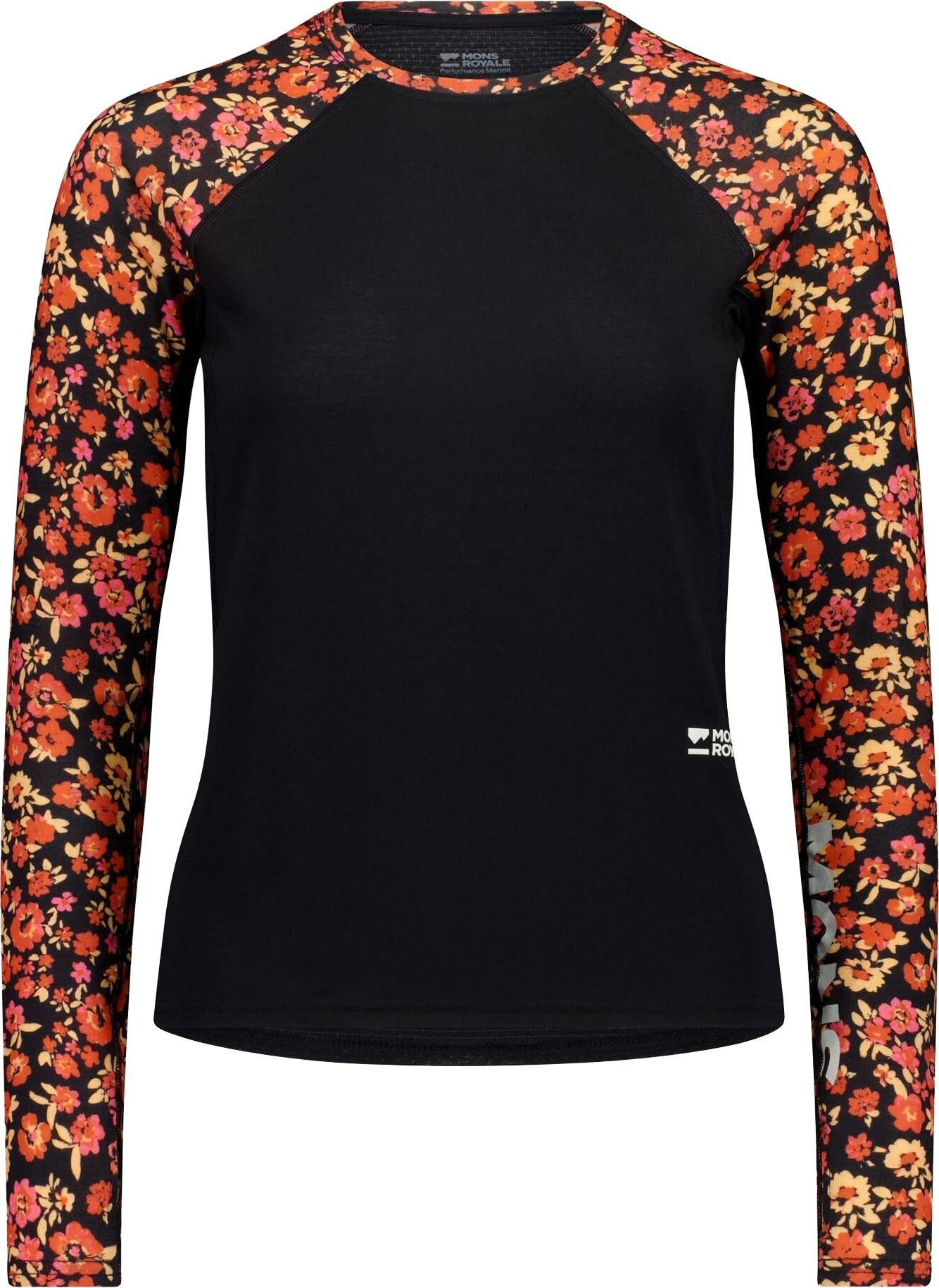 Bella Merino LS W Ditzy Camo/Black + Mons Royale