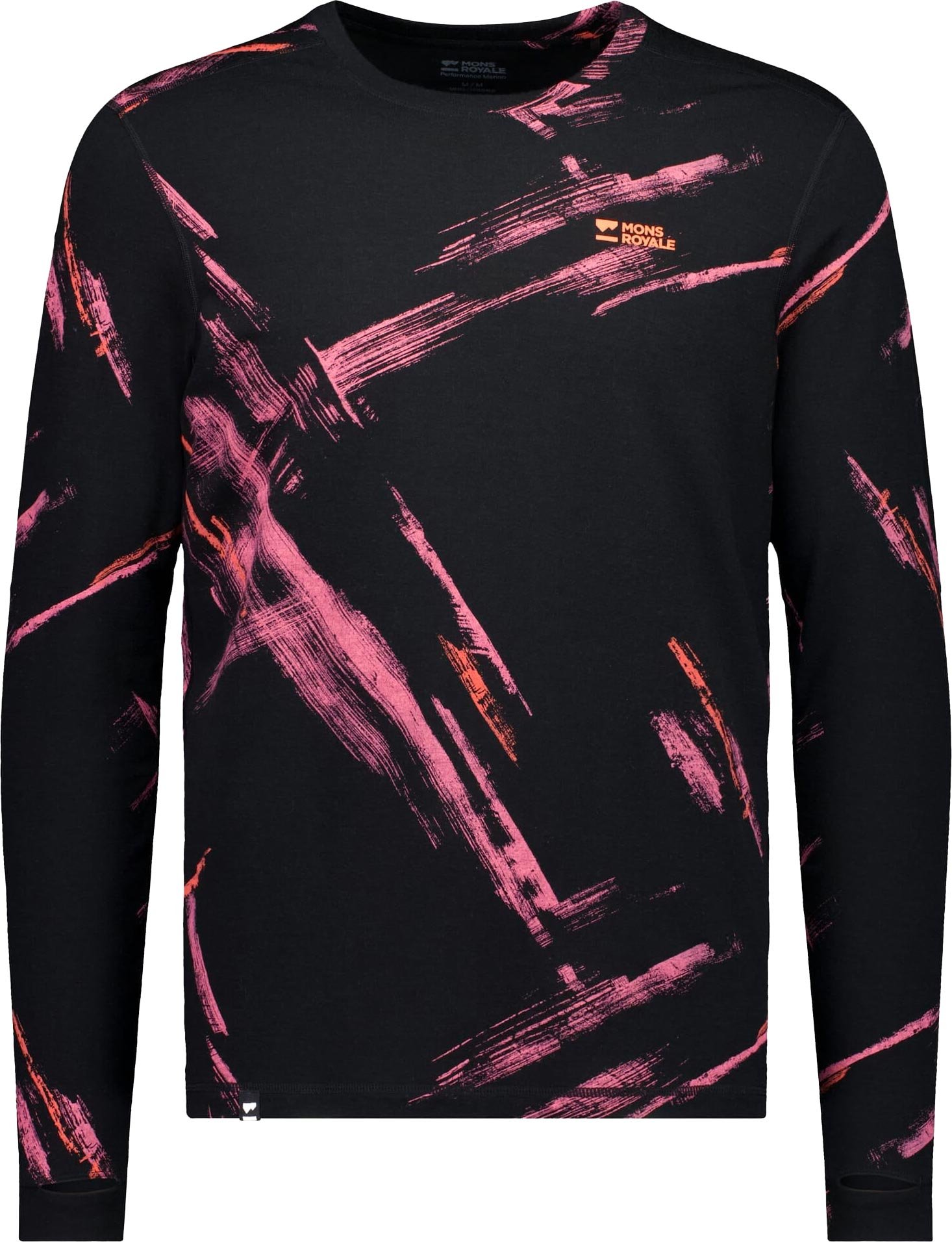Cascade Merino Baselayer LS M Airbrush + Mons Royale