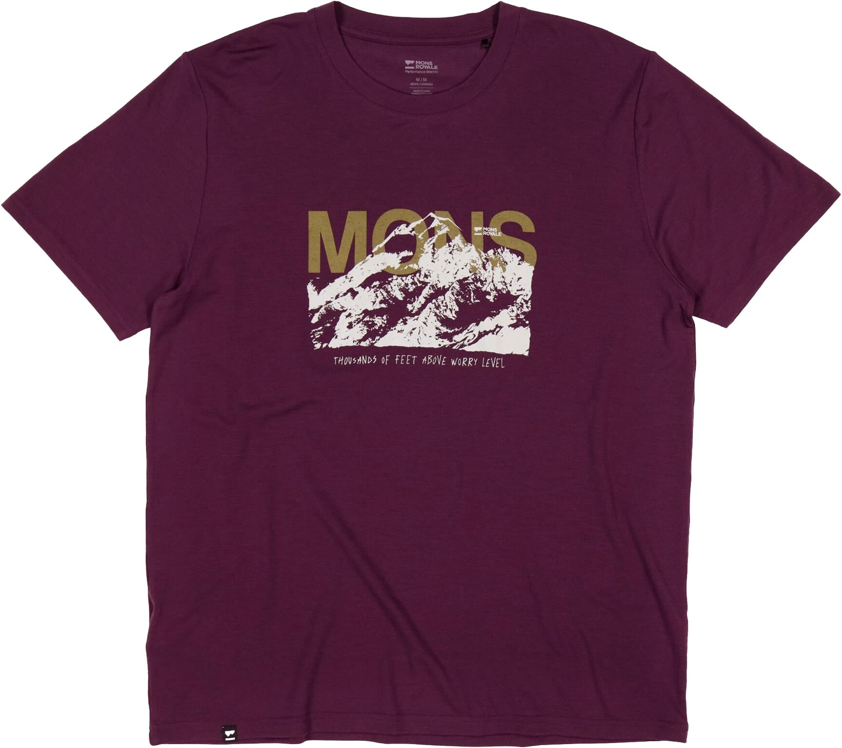 Icon Merino T-Shirt M Fig + Mons Royale