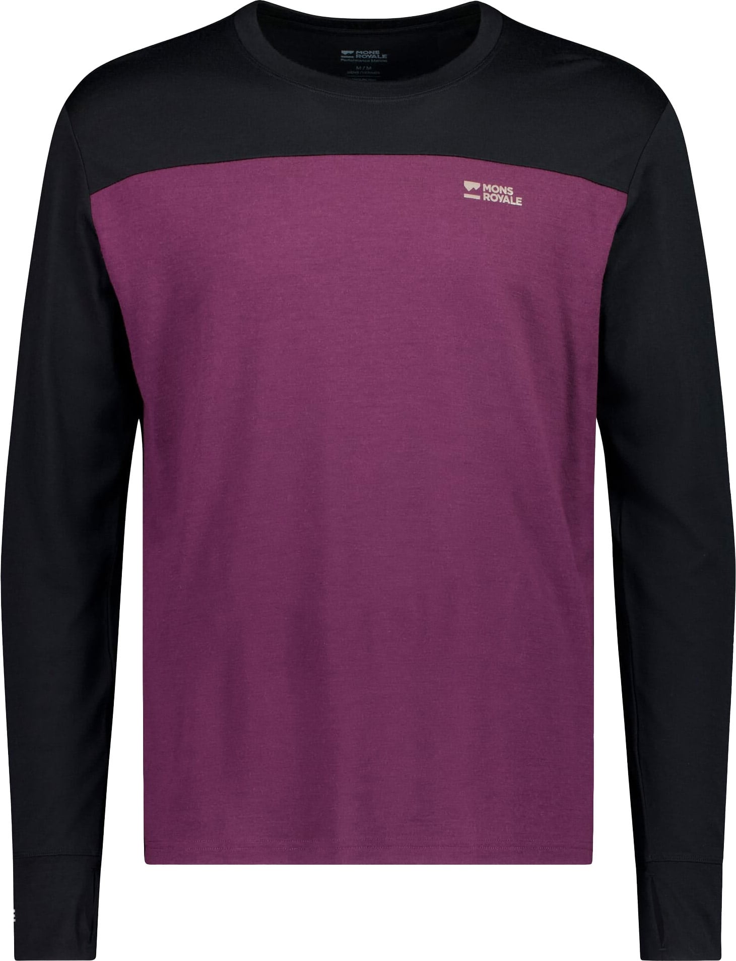 Yotei Merino LS M Fig/Black + Mons Royale