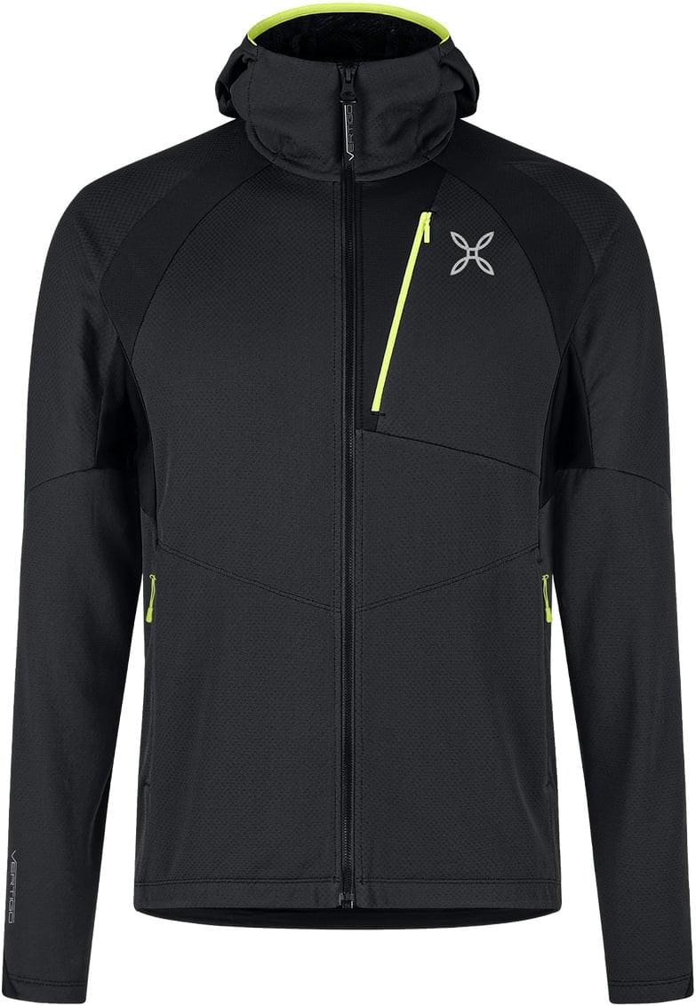 Vertigo Octa Hooded Maglia Ardesia/Sunny Lime + Montura