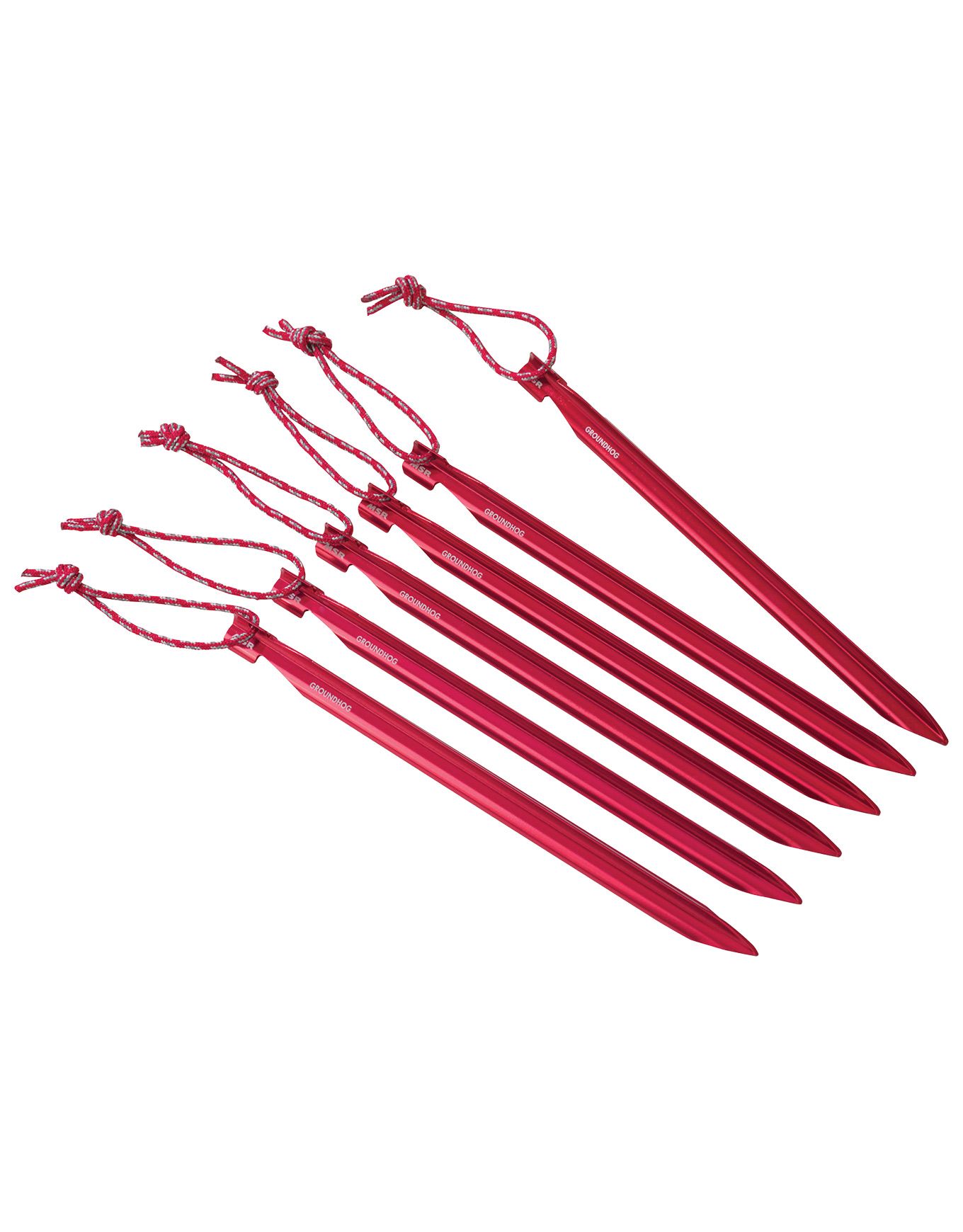 Groundhog Tent Stakes 6 Pack + MSR