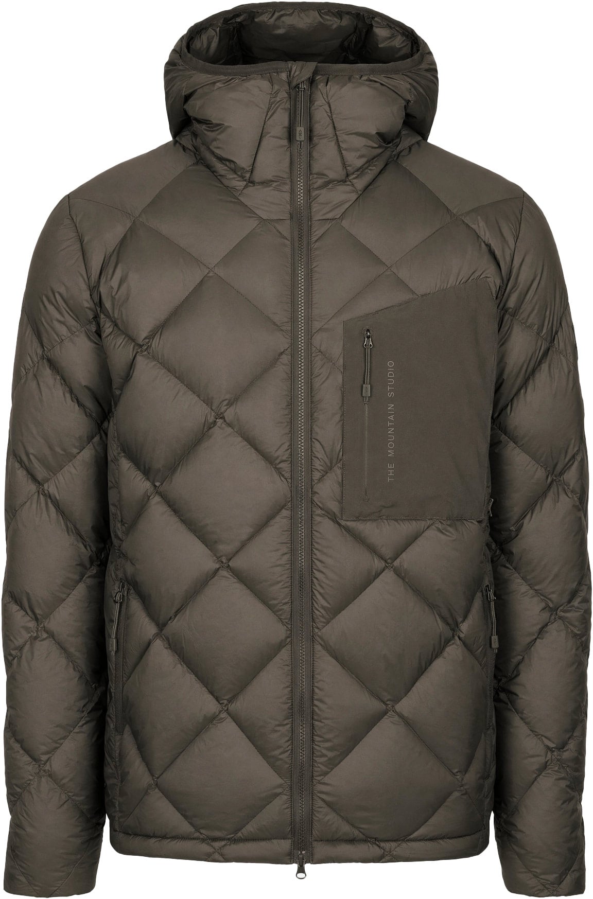 Ultralight Pertex Down Hood Jacket Peat + The Mountain Studio