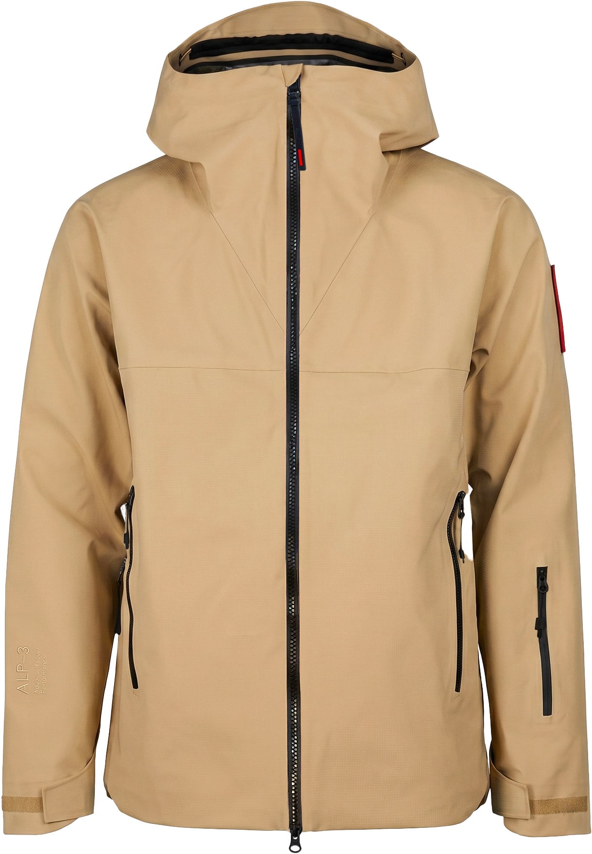 3L Rugged Ripstop Shell Jacket Kelp + The Mountain Studio