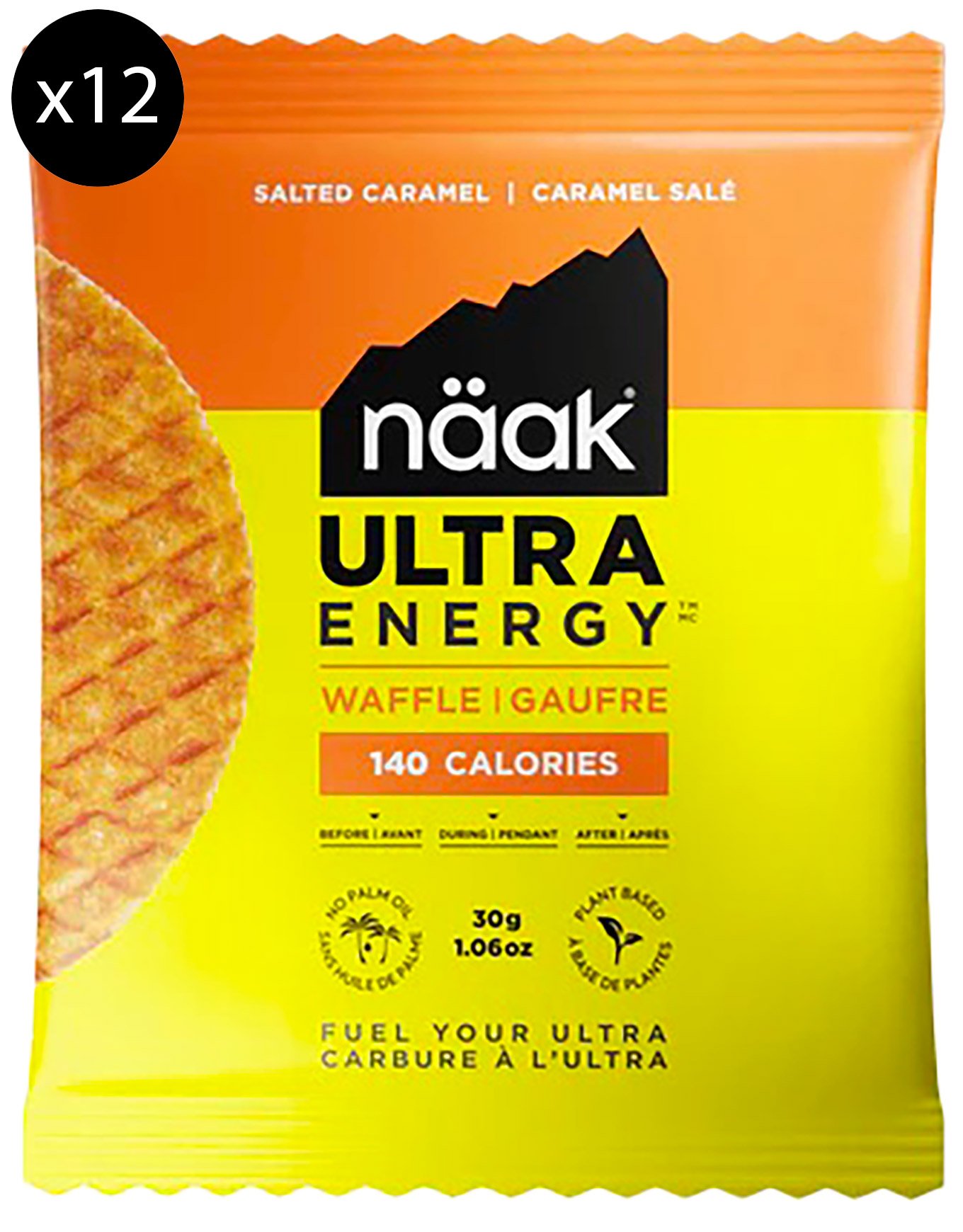 Pack Gaufres Ultra Energy™ Caramel Salé (x12) + Näak