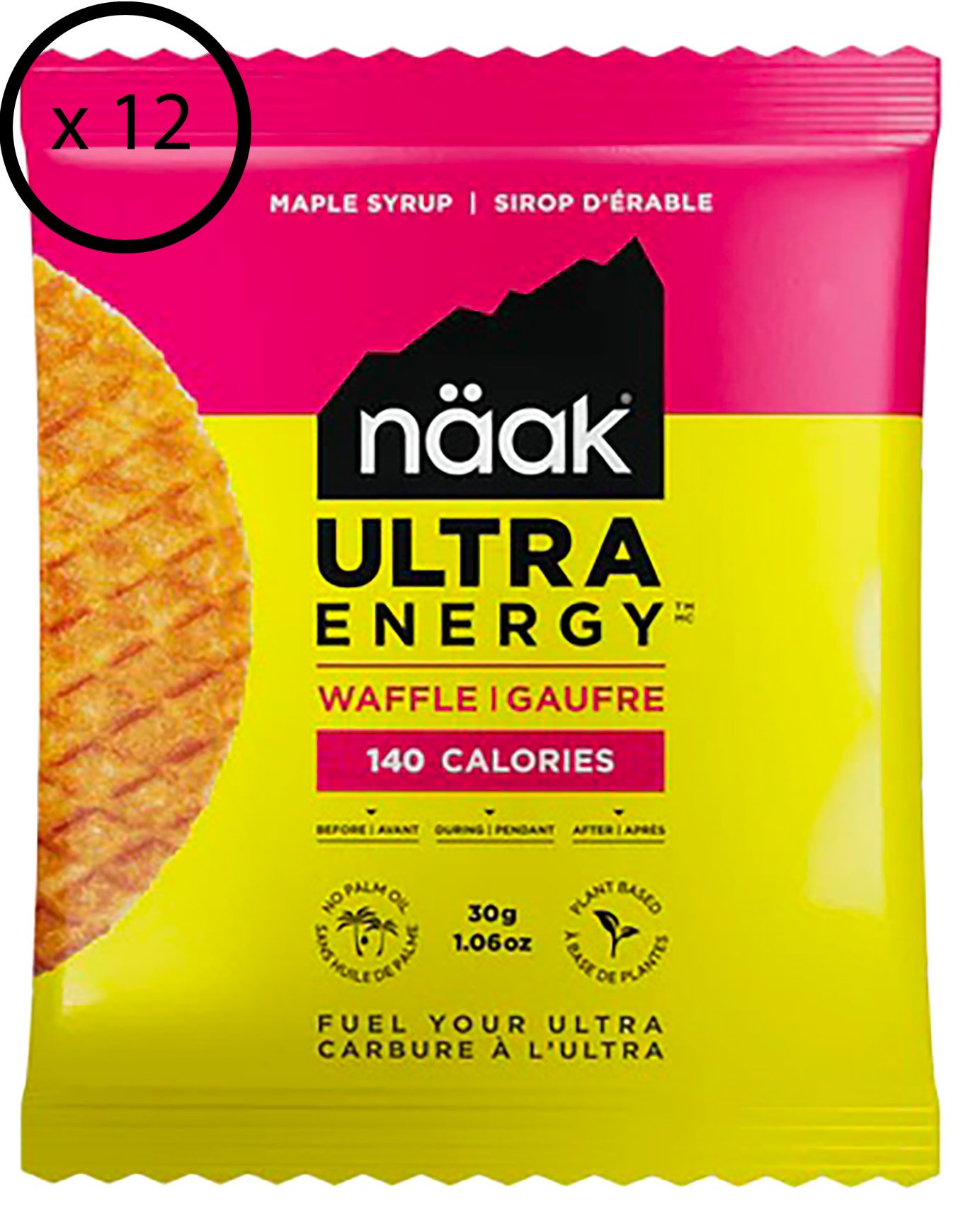 Pack Gaufres Ultra Energy™ Sirop d'Erable (x12) + Näak
