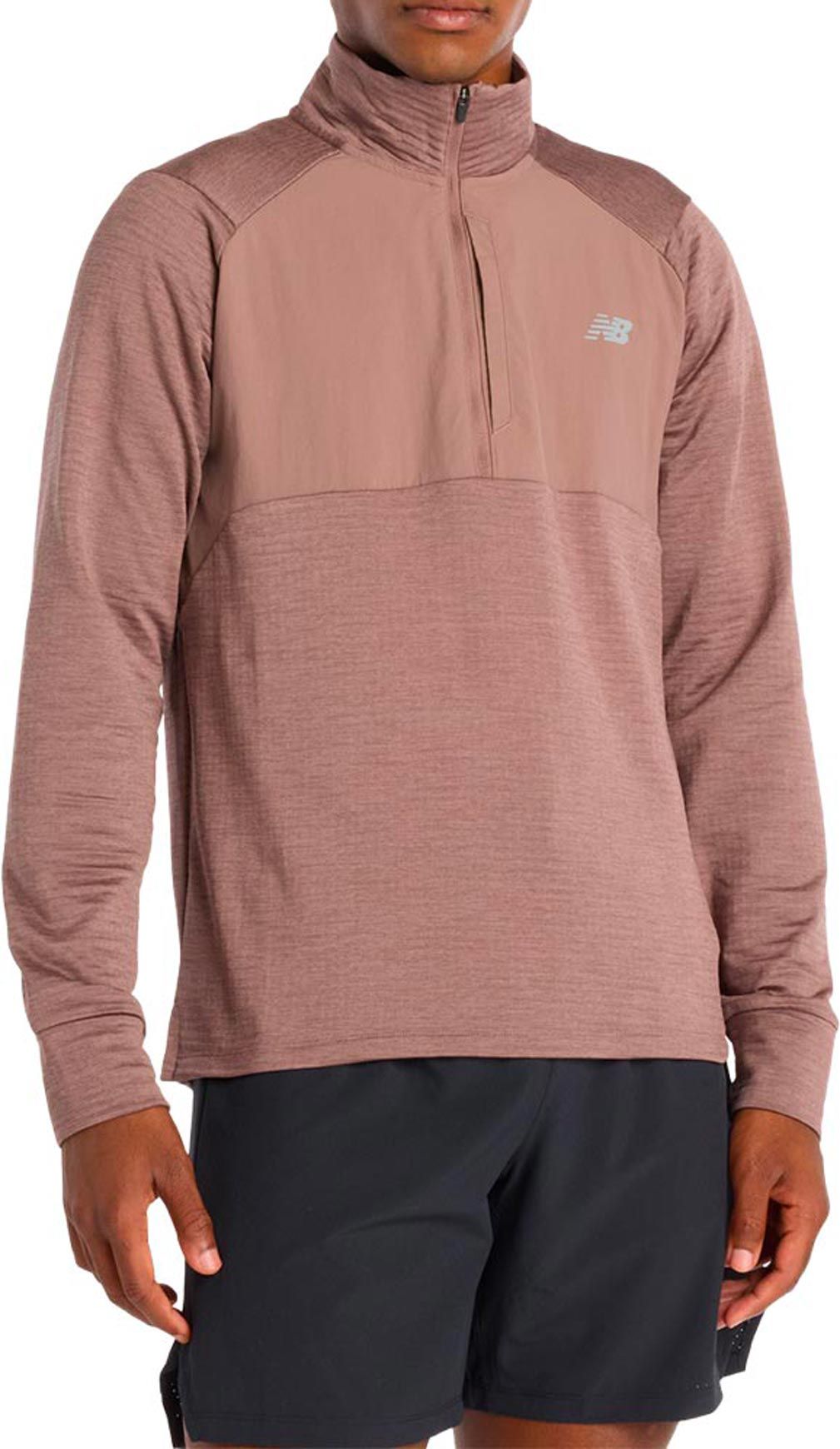 Athletics Heat Grid 1/2 Zip Green + New Balance