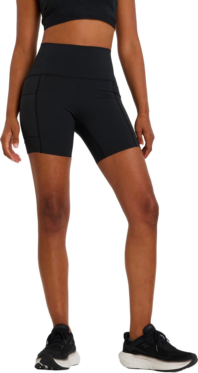 Nb Sleek Pocket High Rise Short 6" W Black