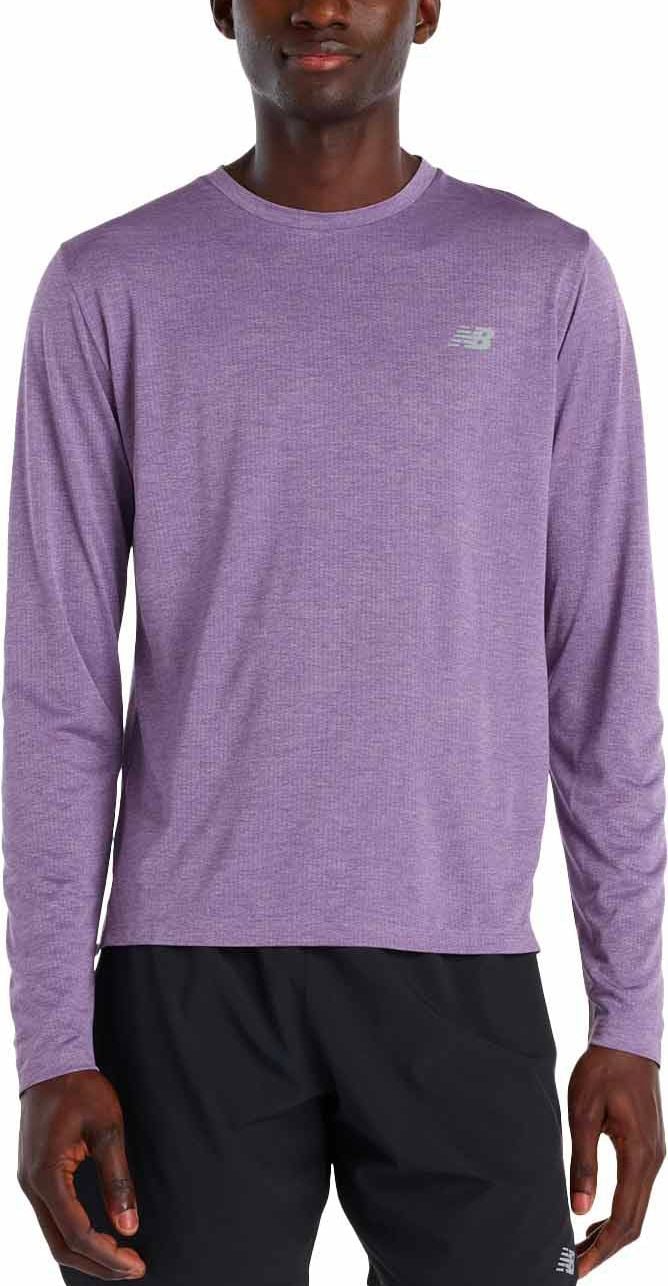Athletics Long Sleeve Candied Violet Heather + New Balance