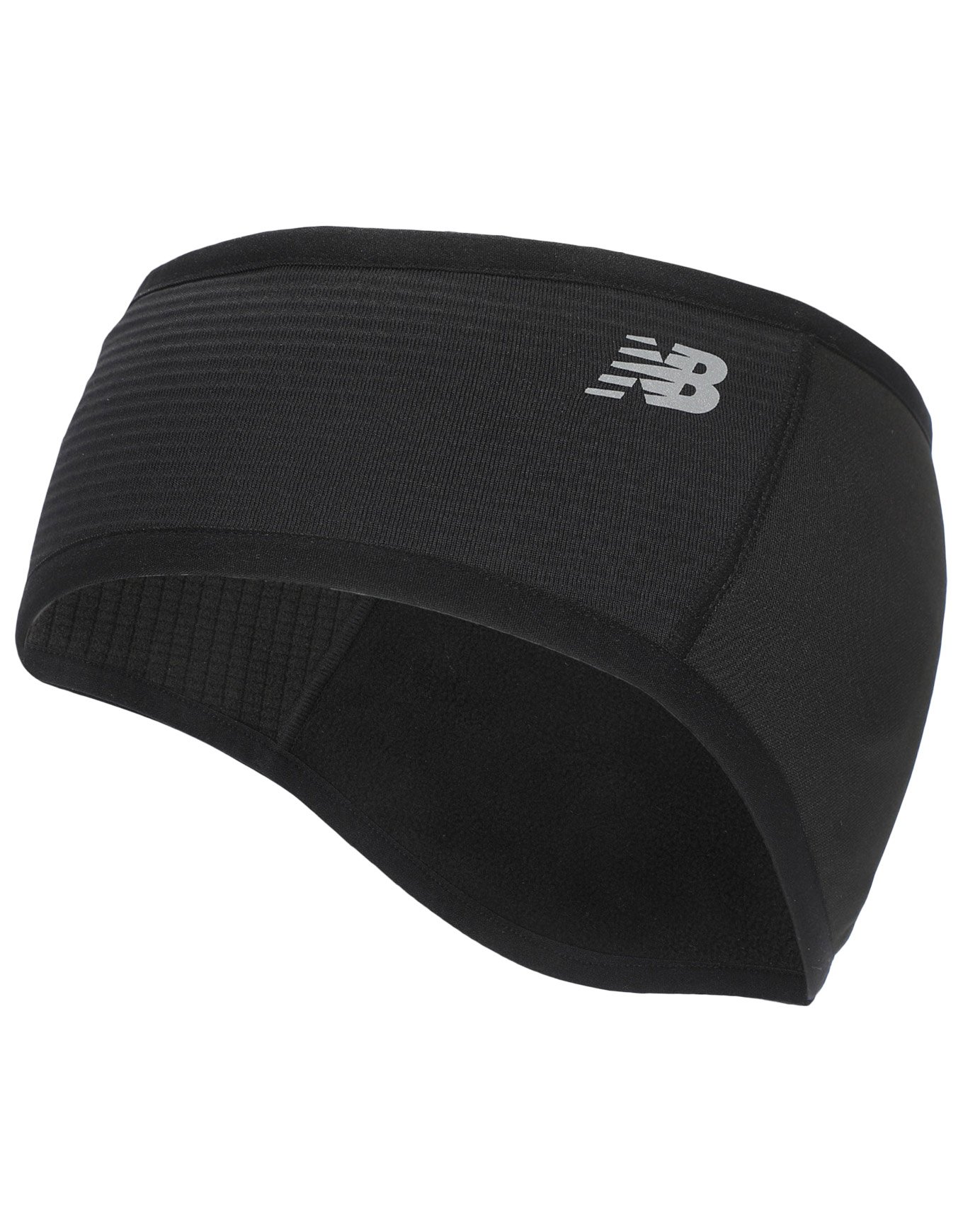 Performance Fleece Contour Headband Black + New Balance