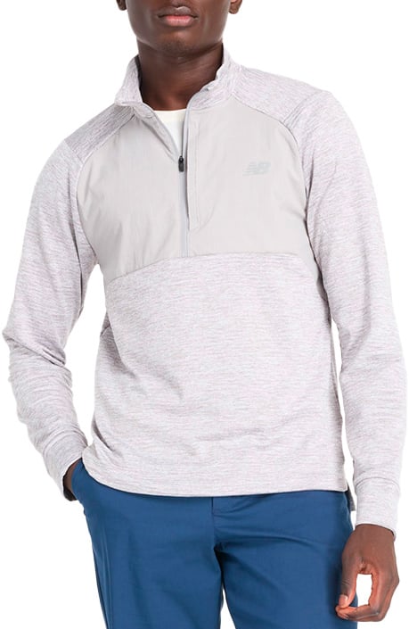 RC Essential Heat Grid 1/2 Zip Athletic Grey + New Balance