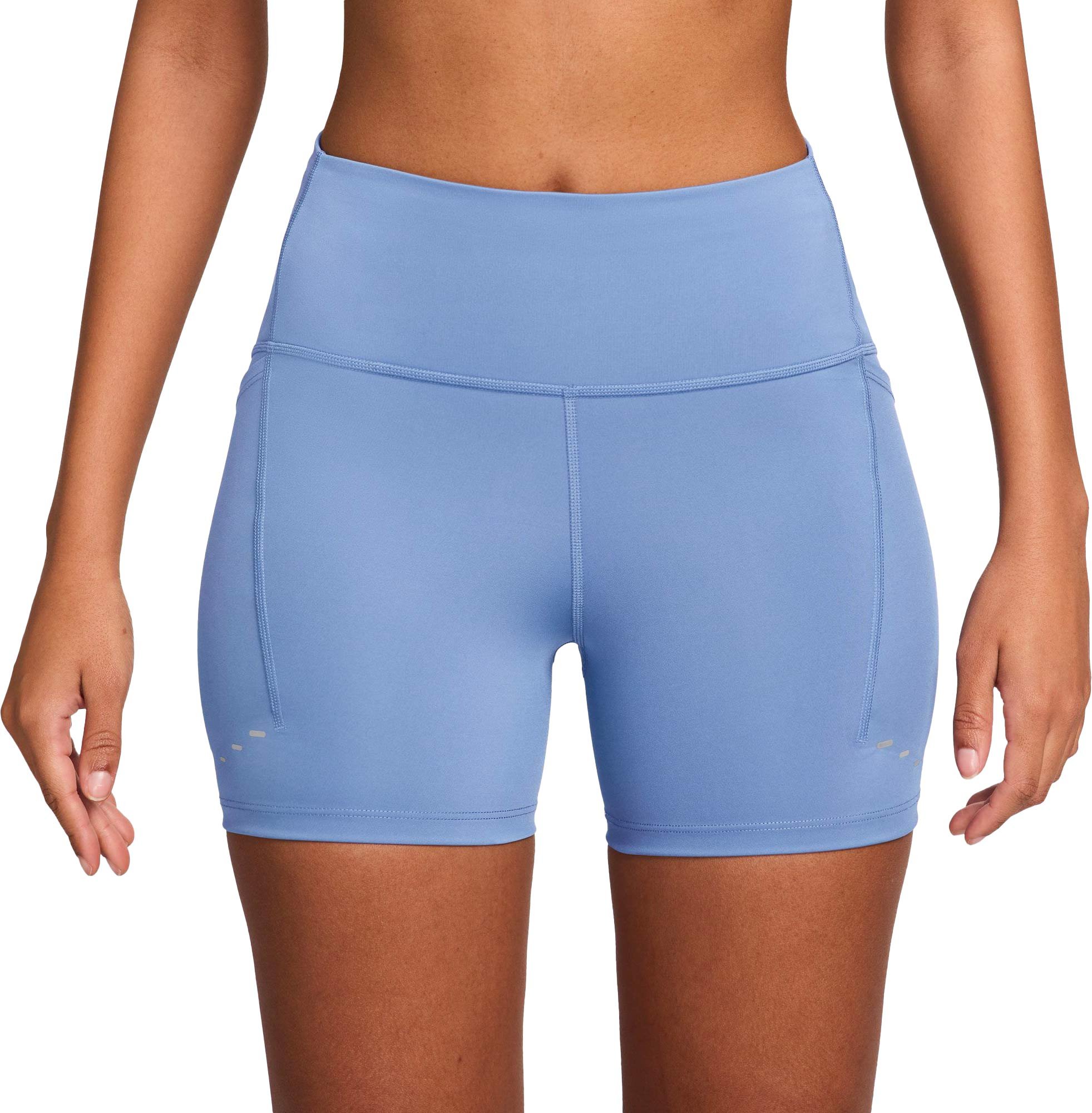 W Nike Swift 4In Short Tight Aluminum Reflective Silver + Nike Running