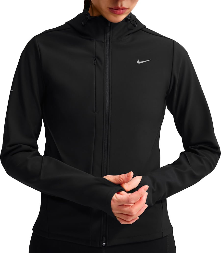 W Nike Swift Therma-FIT Jacket Black/Reflective Silver + Nike Running