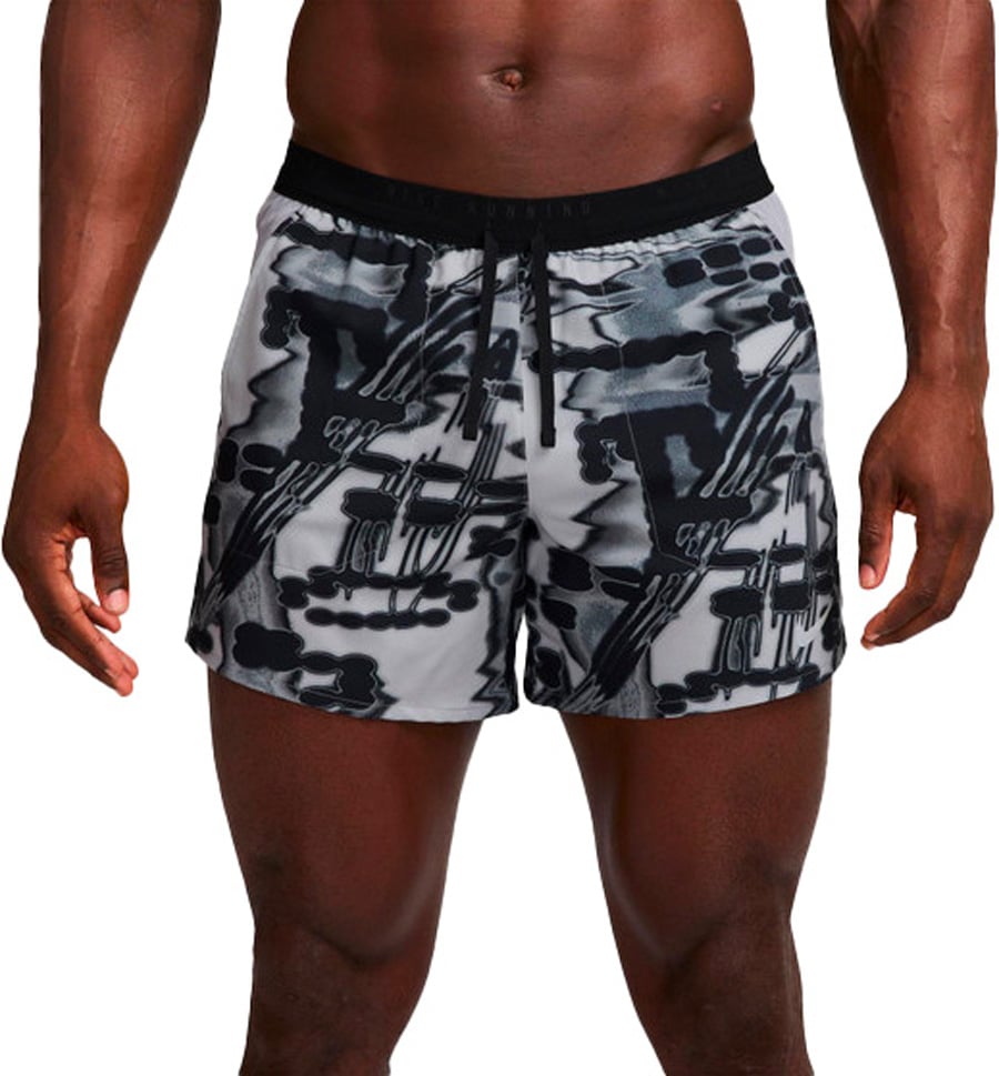 M Nike Stride Let Go Short Stealth + Nike Running