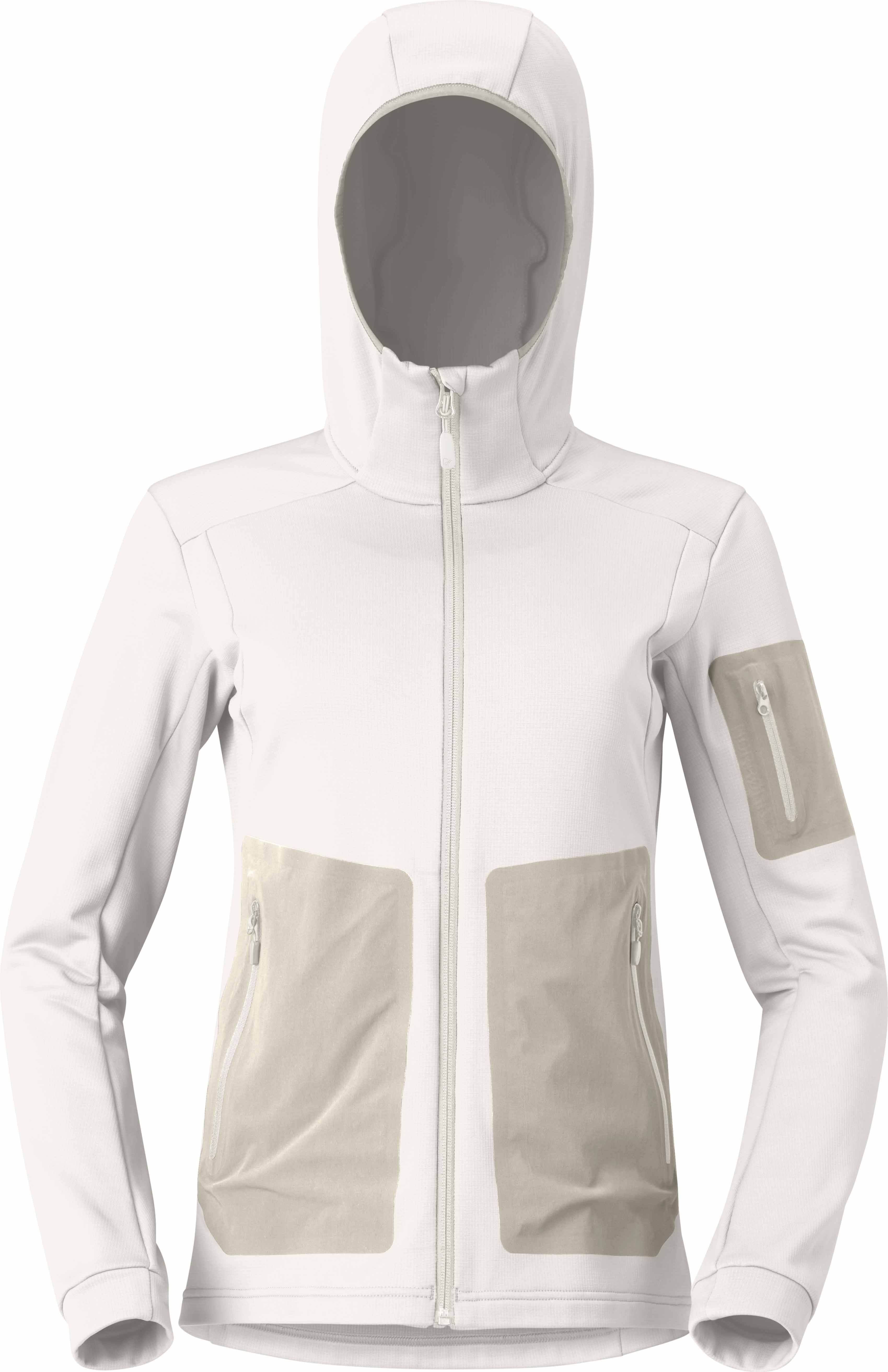 Falketind Warm2 Stretch Hood W'S Snowdrop + Norrona