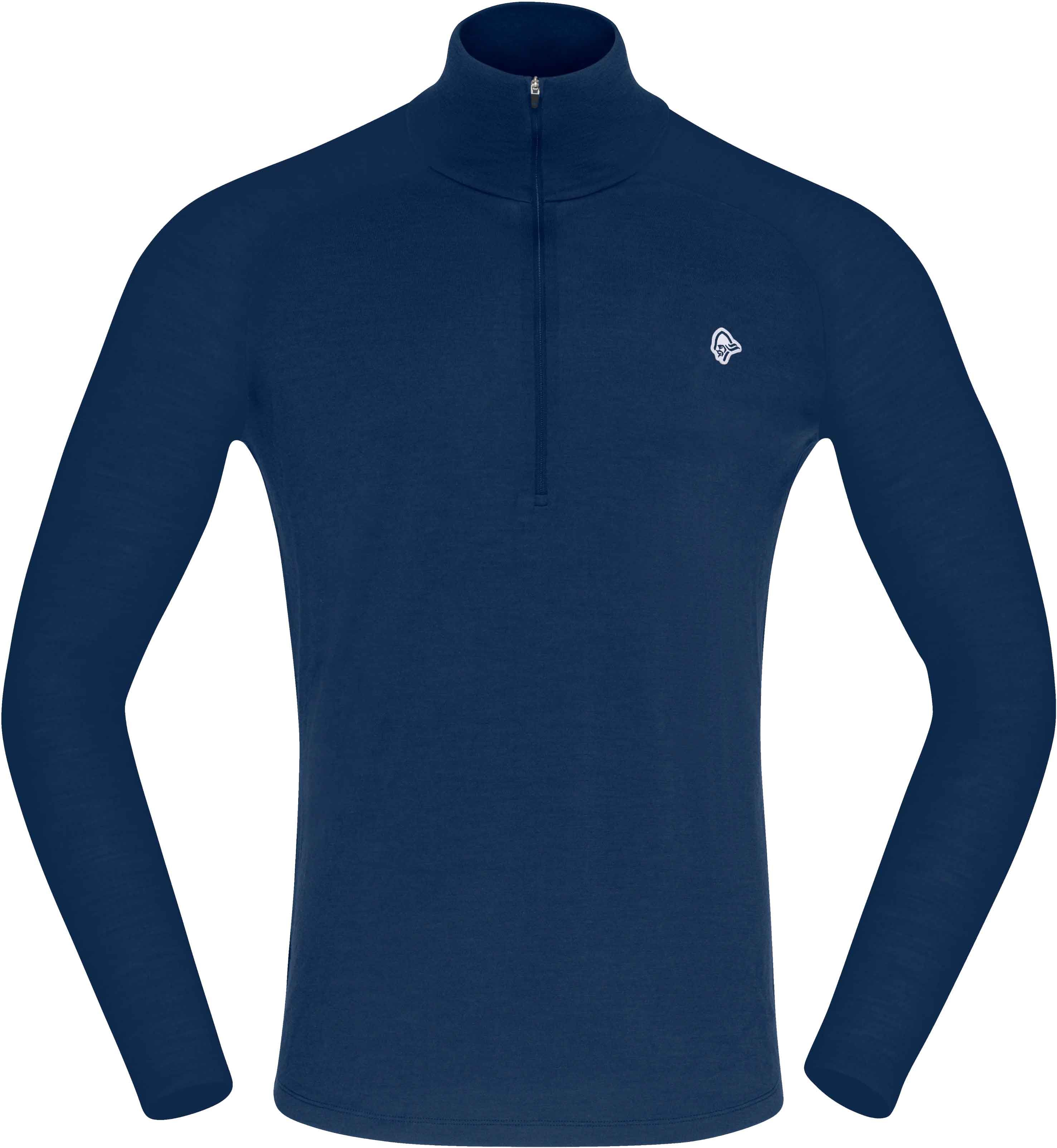 Femund Pureull Zip Neck M'S Indigo Night + Norrona