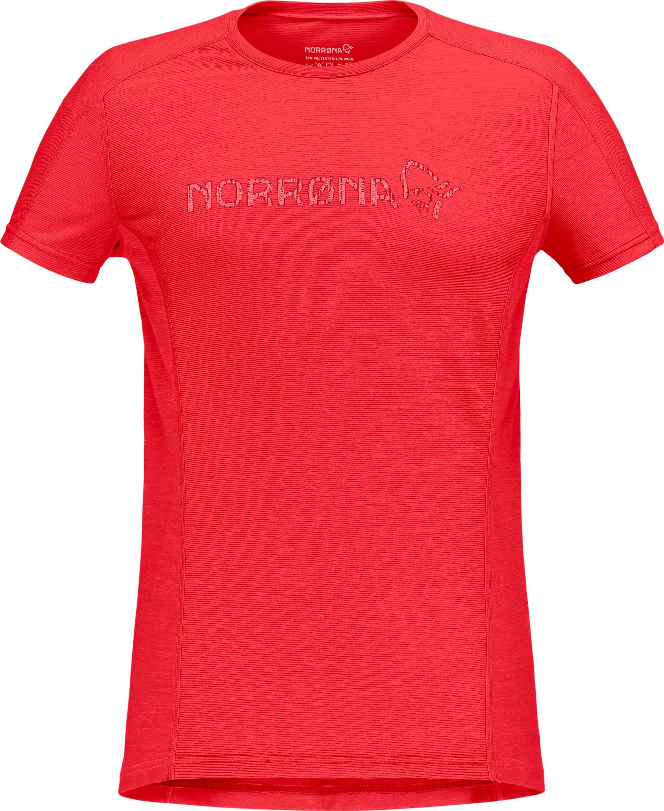 Falketind Equaliser Merino T-Shirt W'S Paprika + Norrona