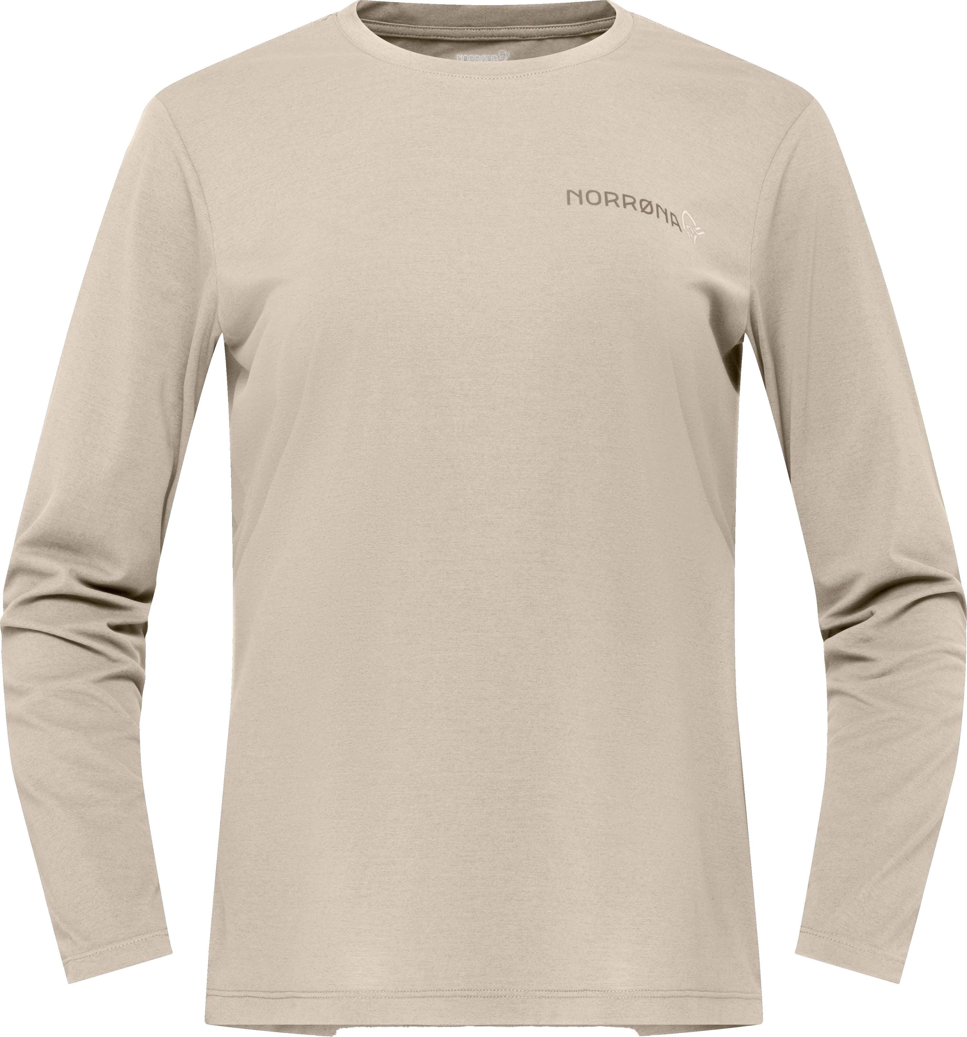 Femund Tech Long Sleeve W'S Oatmeal + Norrona