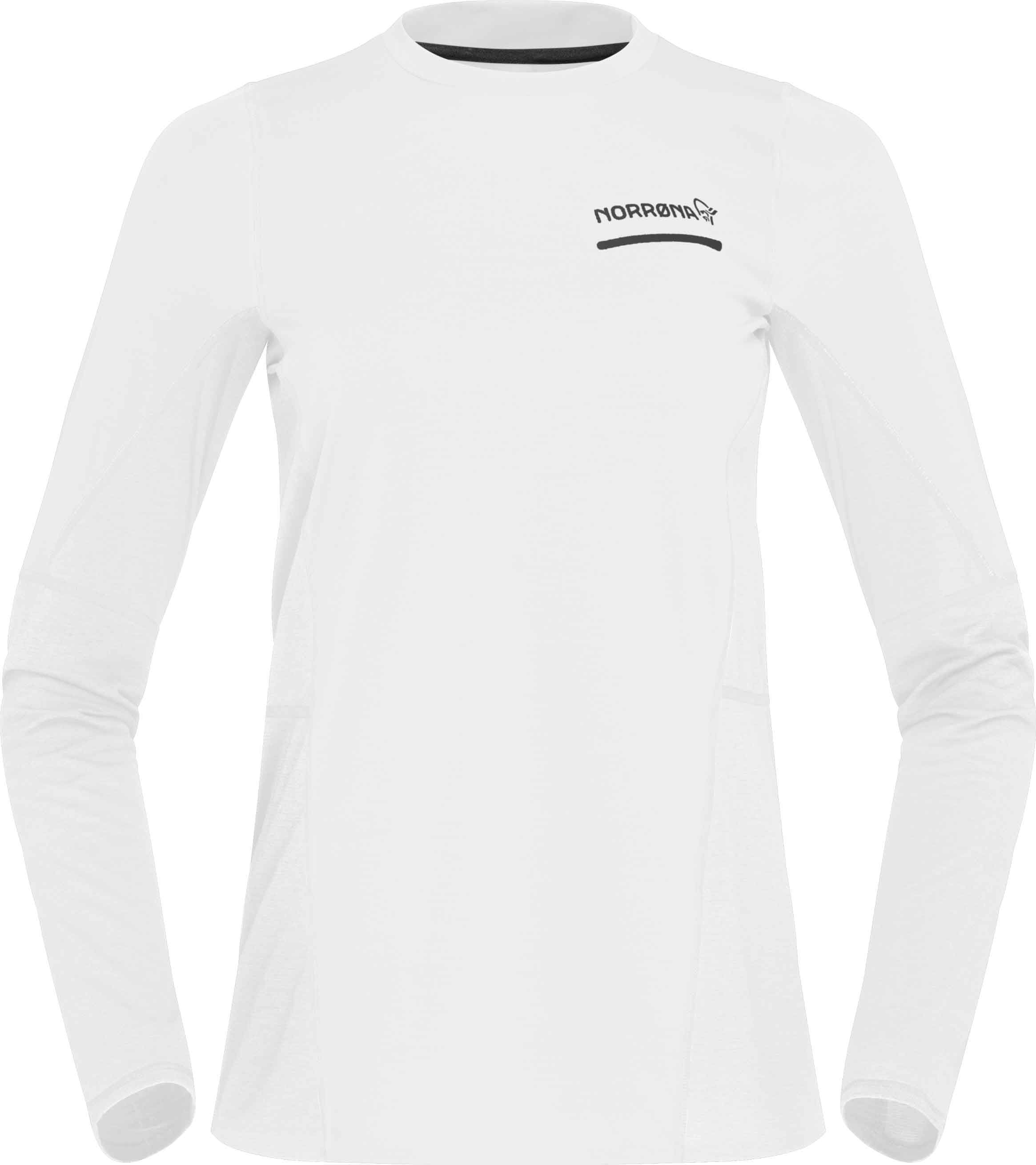 Senja Equaliser Lightweight Long Sleeve W'S Snow White + Norrona