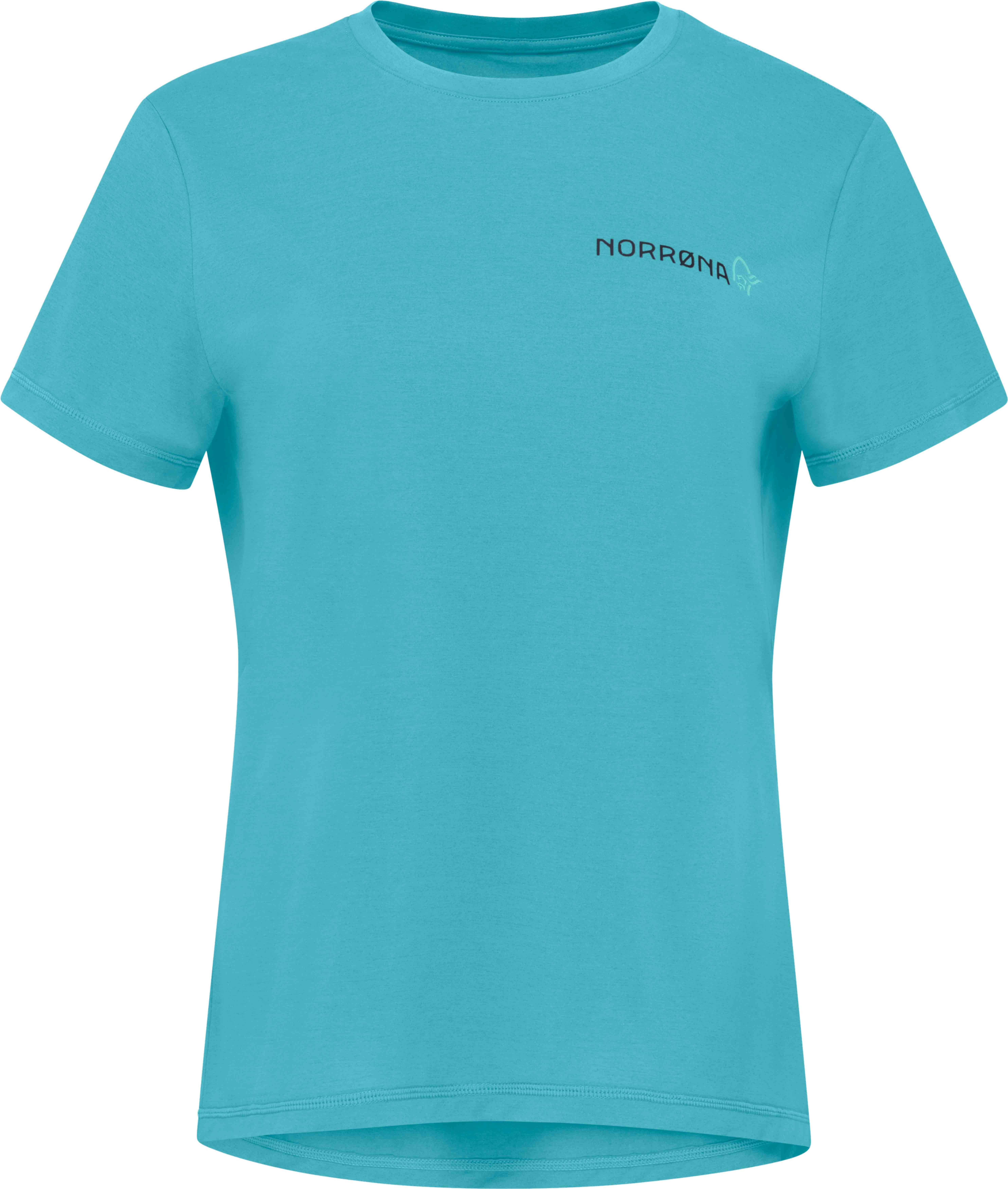 Femund Tech T-Shirt W Aqua Haze + Norrona