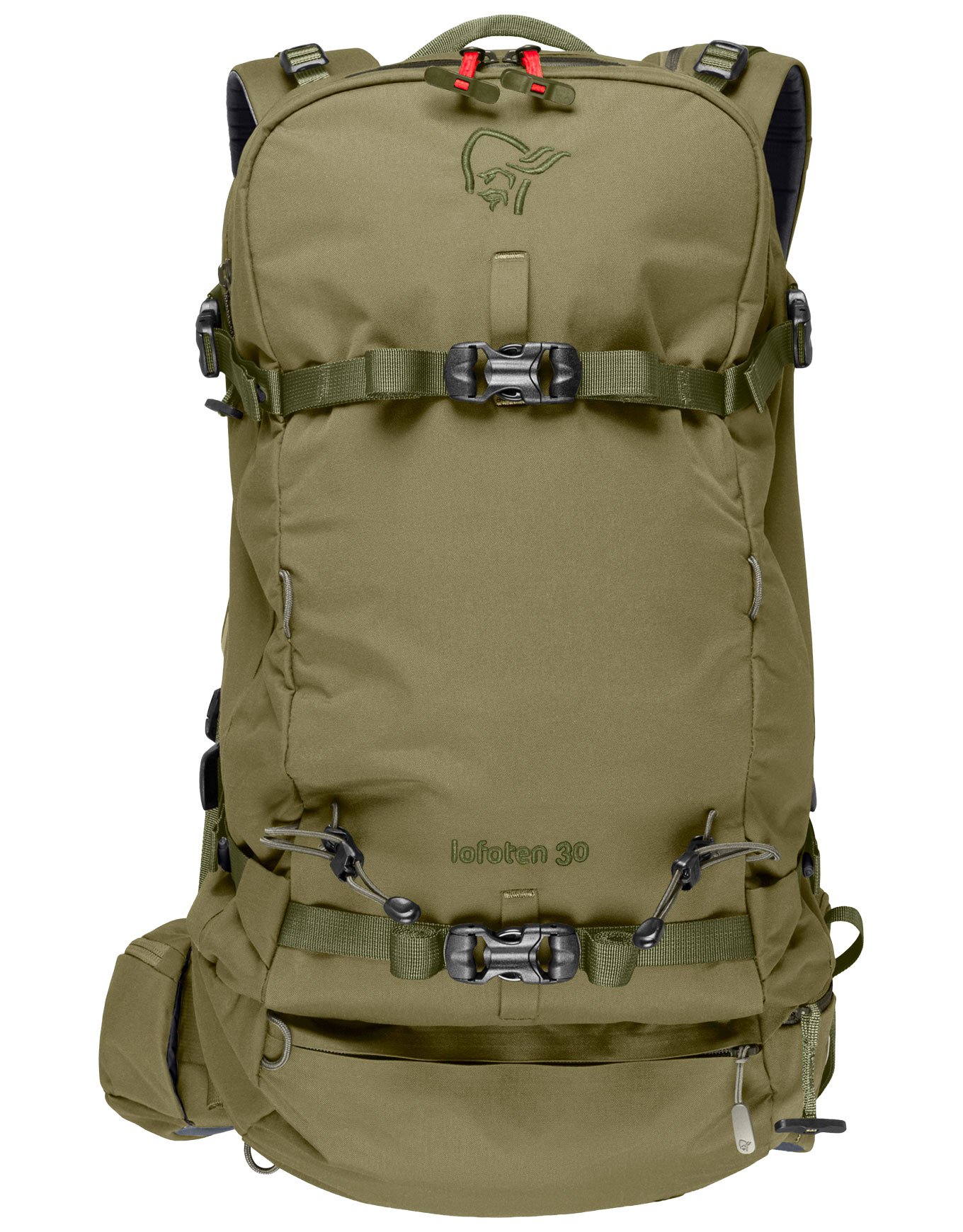 Lofoten 30L Pack Deep Lichen Green + Norrona