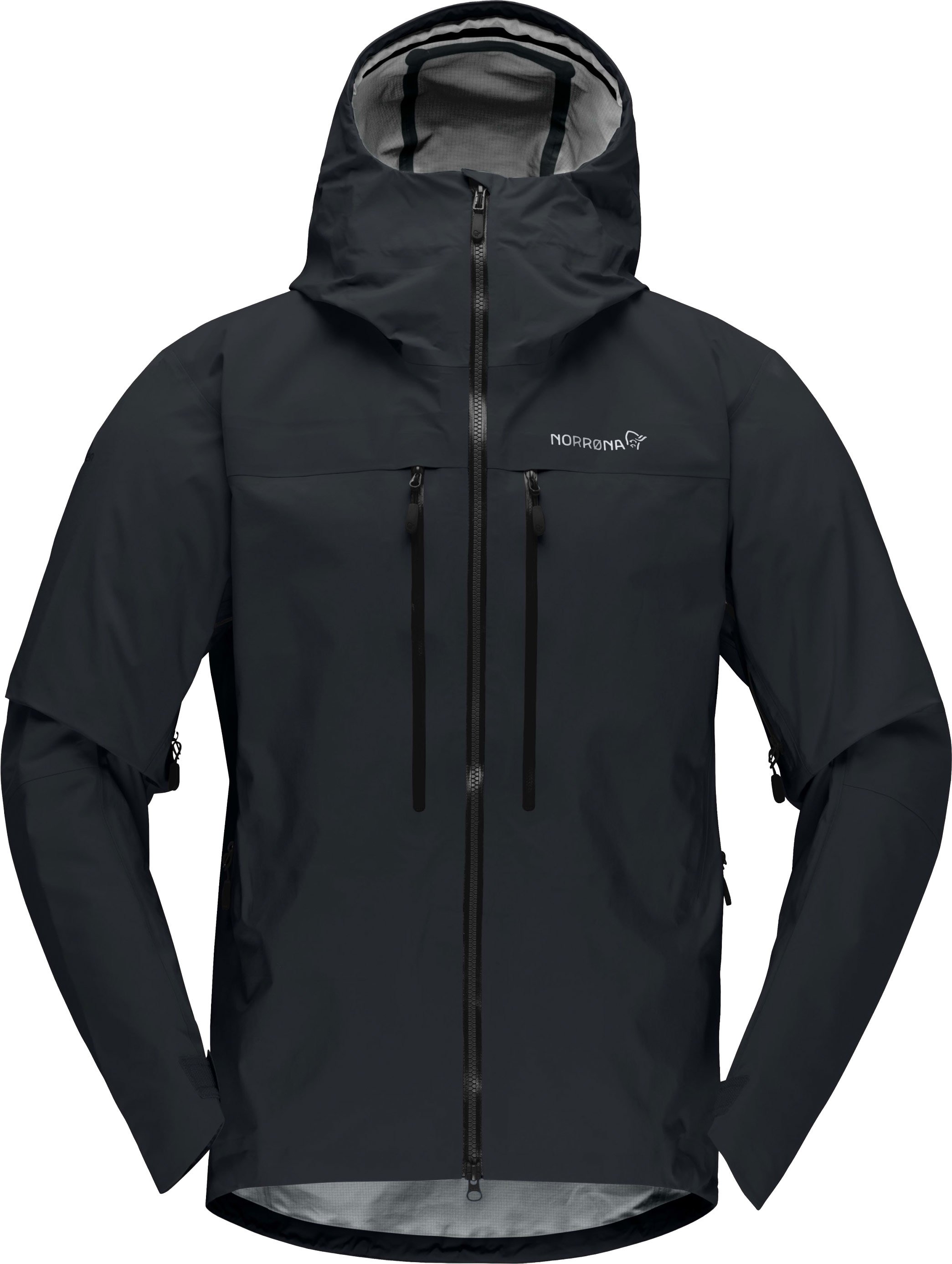 Trollveggen Gore-Tex Pro Light Jacket M Caviar Black + Norrona
