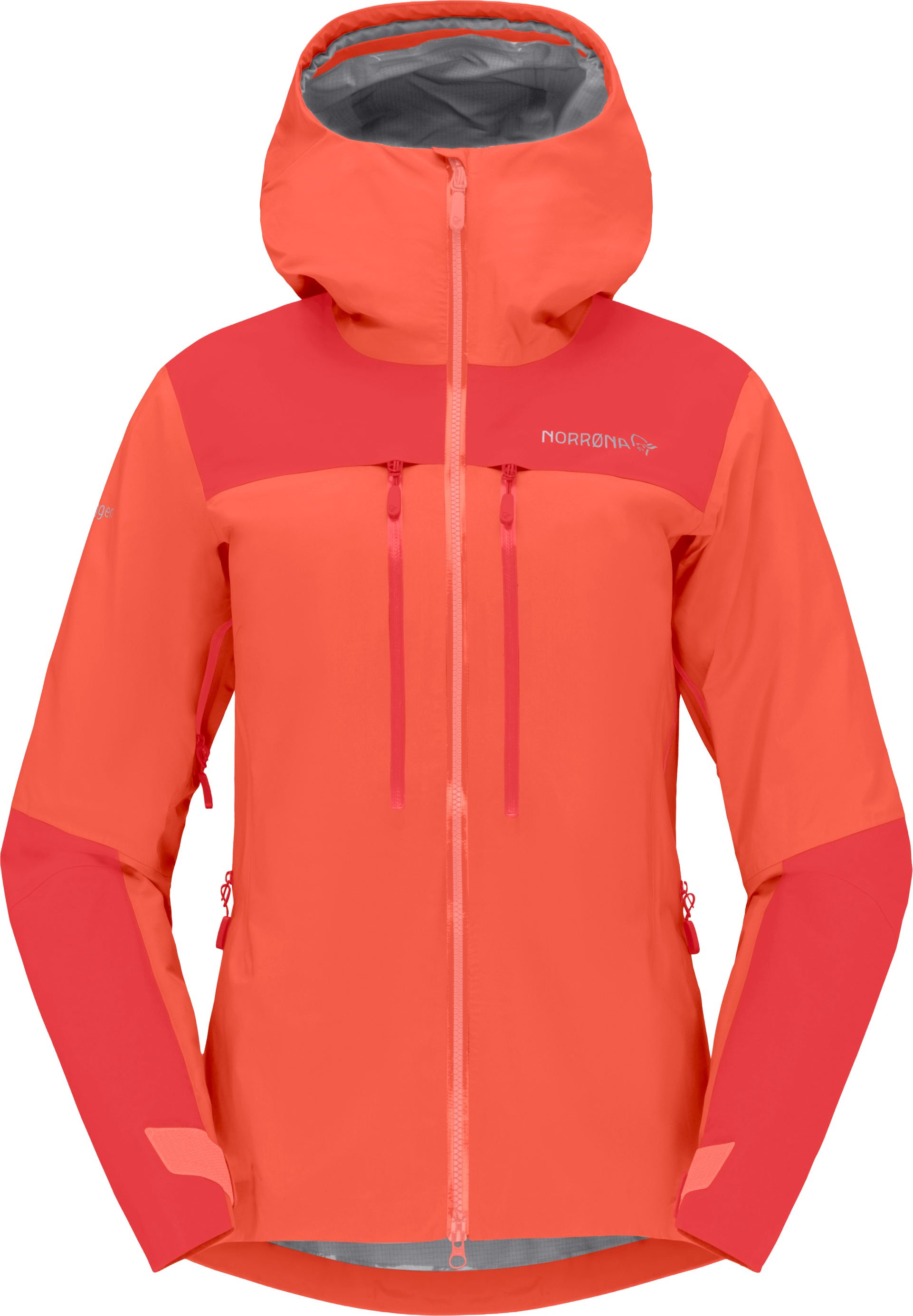 Trollveggen Gore-Tex Pro Light Jacket W Deep Sea Coral Baked Apple + Norrona