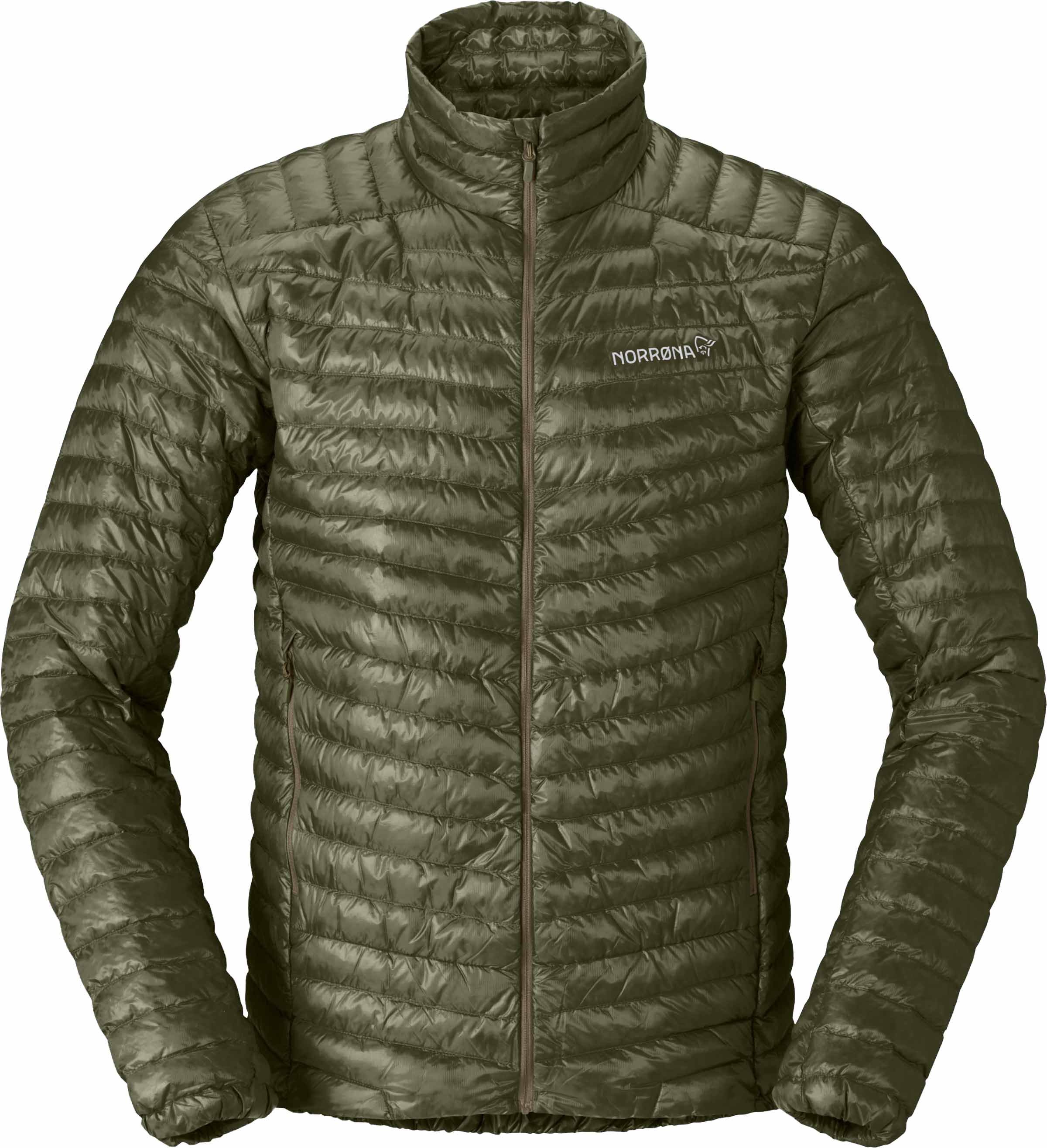 Trollveggen Down800 Super Light Jacket M Deep Lichen Green + Norrona