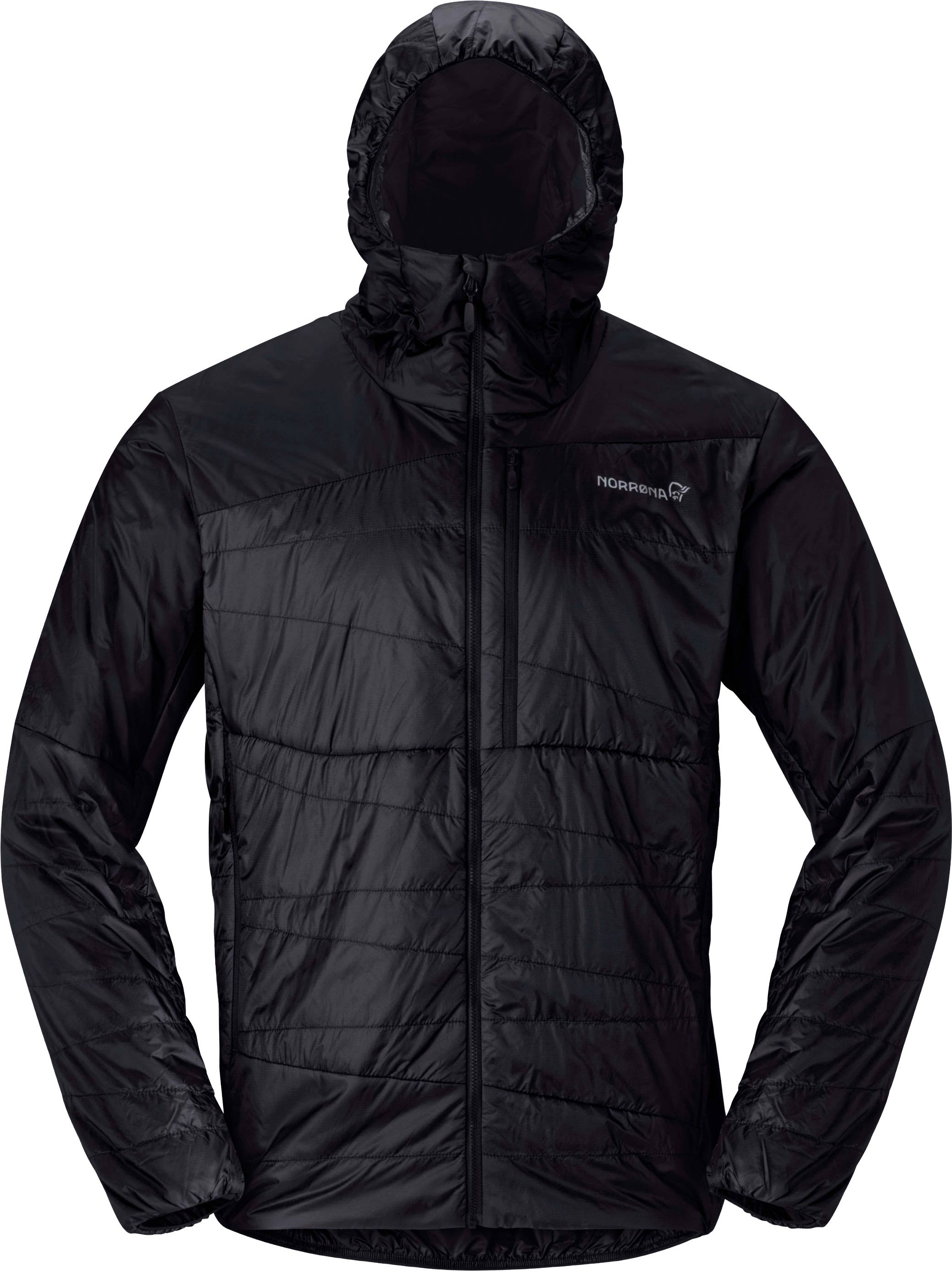 Falketind Thermo40 Zip Hood M Caviar Black + Norrona