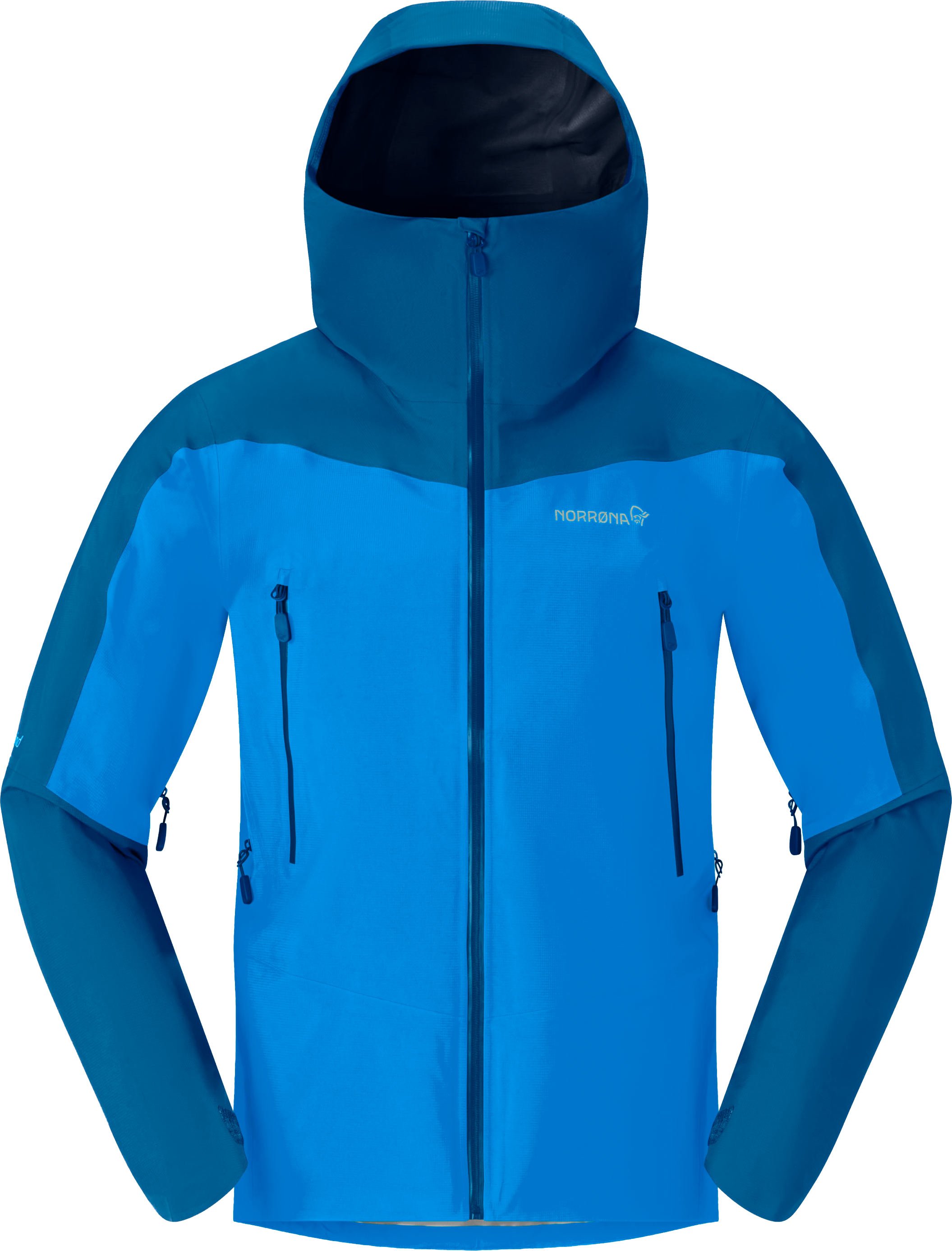 Falketind Gore-Tex Jacket M Brilliant Blue Dark Blue + Norrona