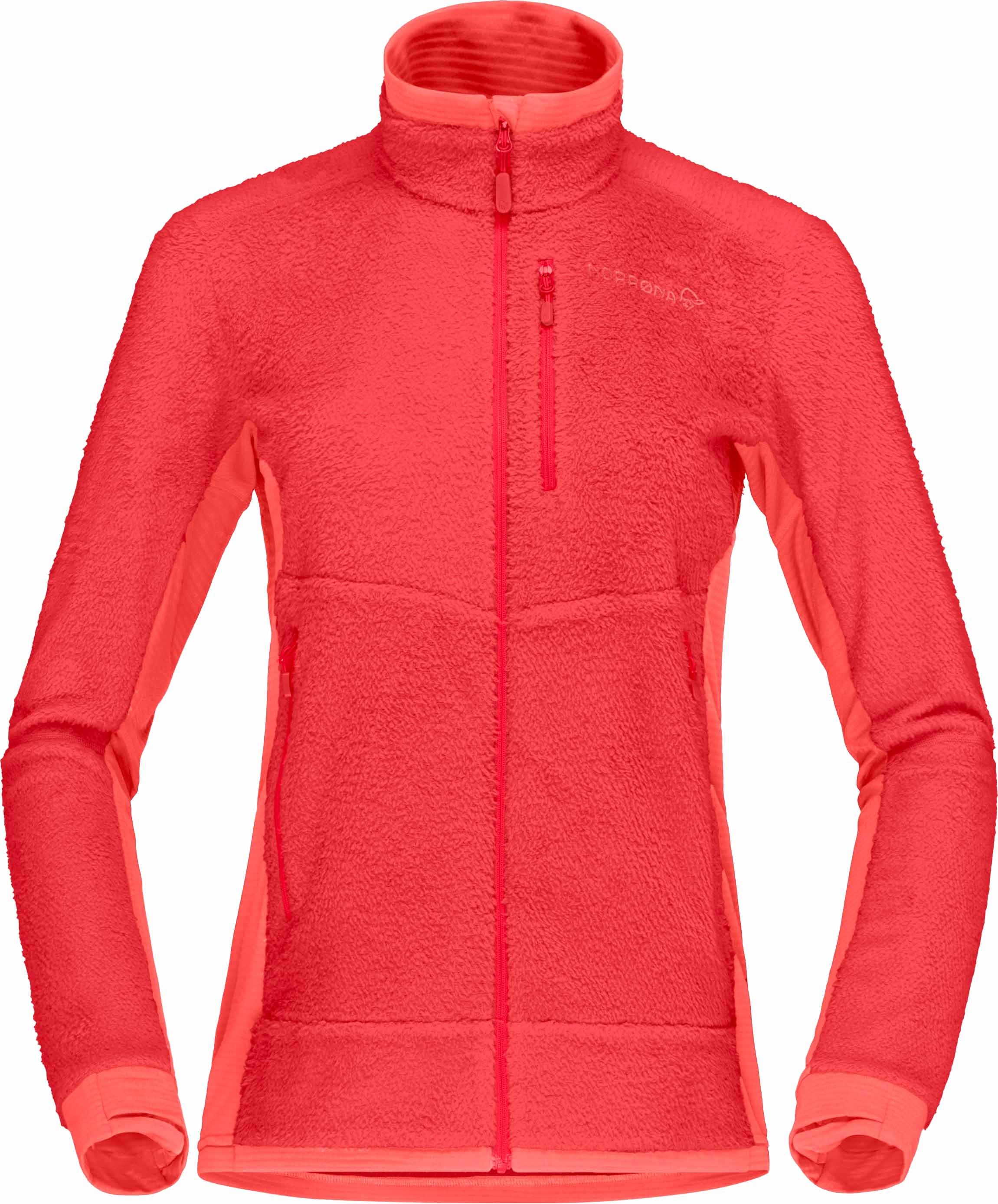 Falketind Warm1 Active Jacket W Baked Apple Deep Sea Coral + Norrona