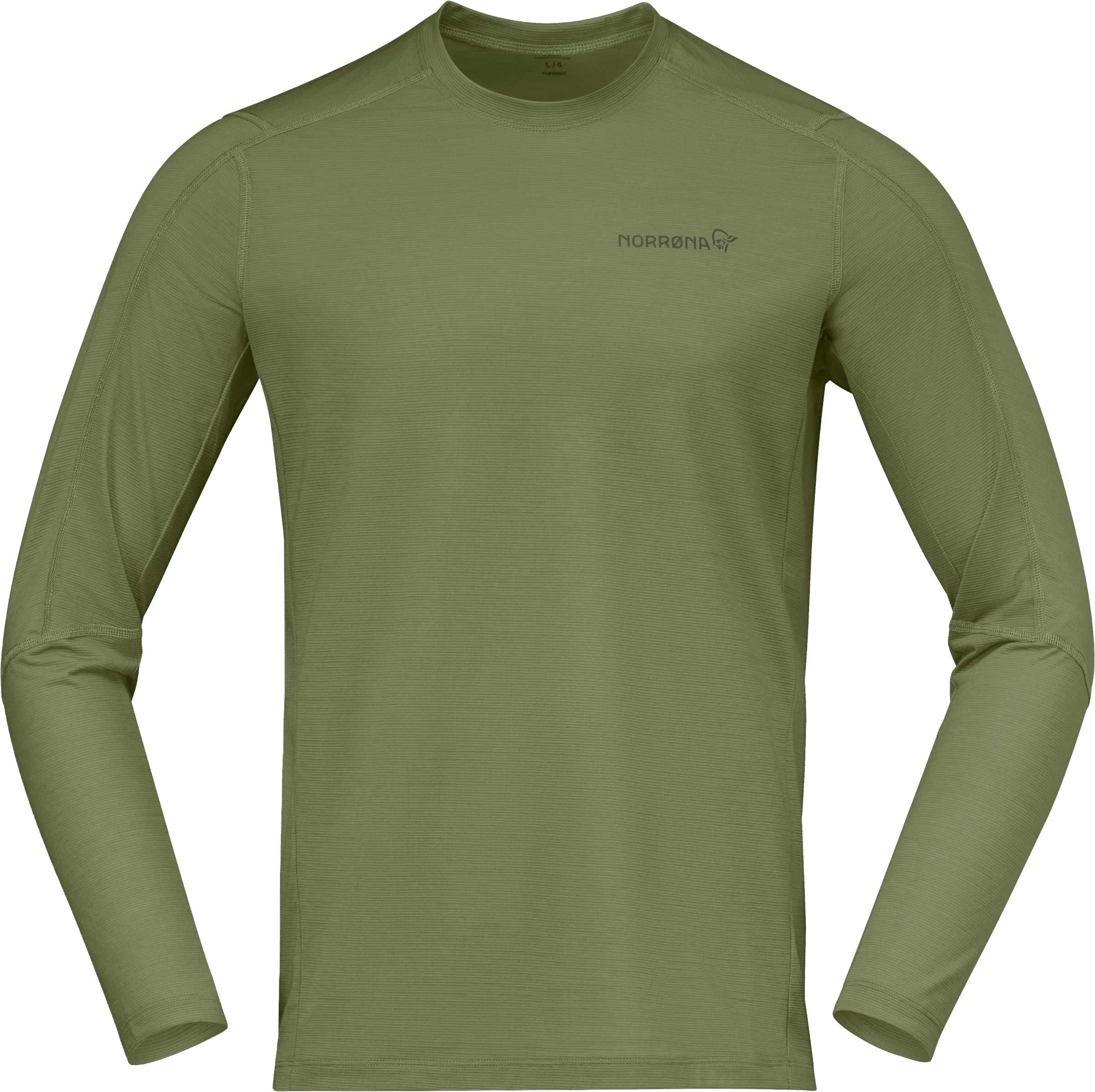 Falketind Equaliserull Long Sleeve M Deep Lichen Green + Norrona