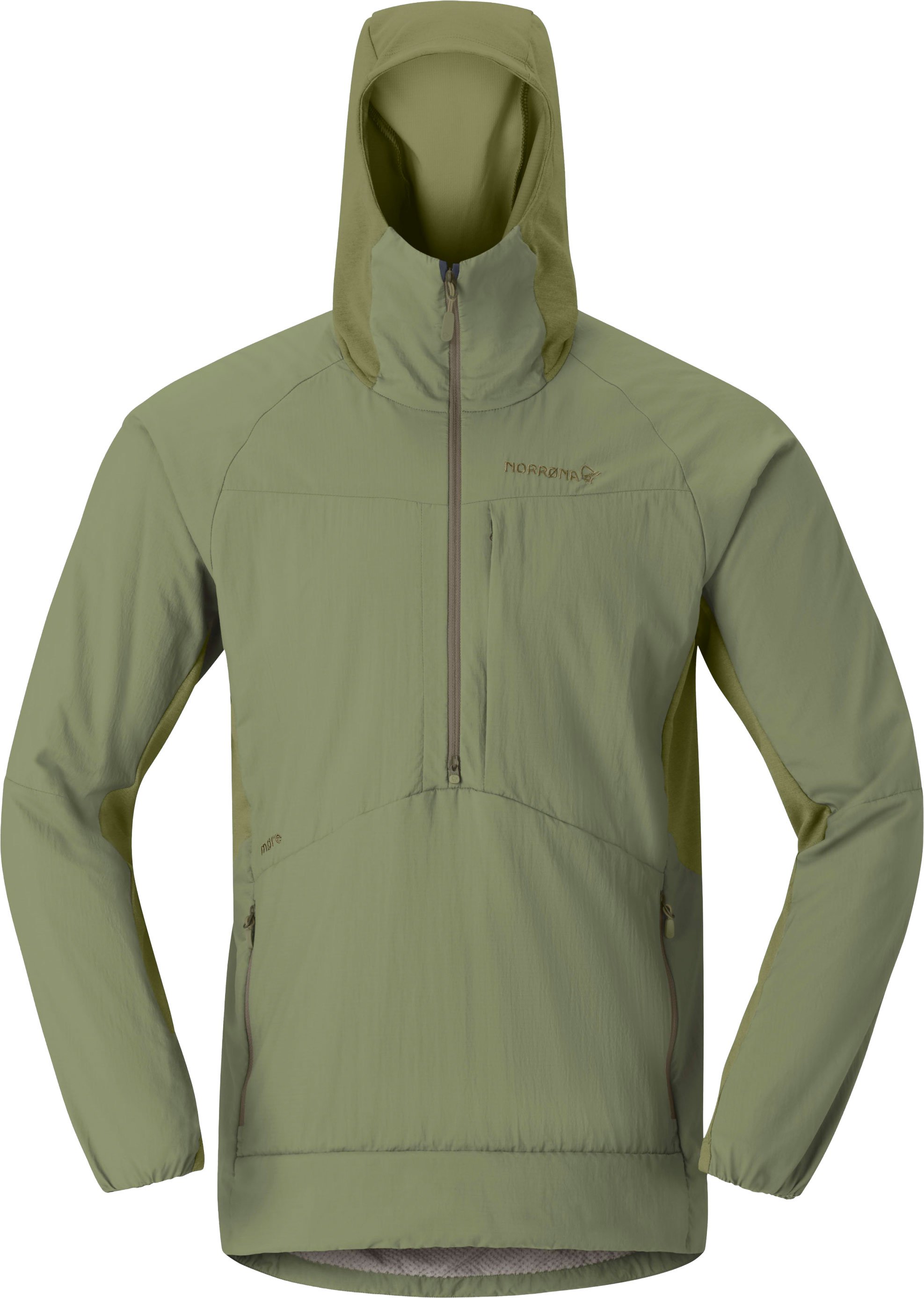 More Octa Zip Hood M Deep Lichen Green + Norrona