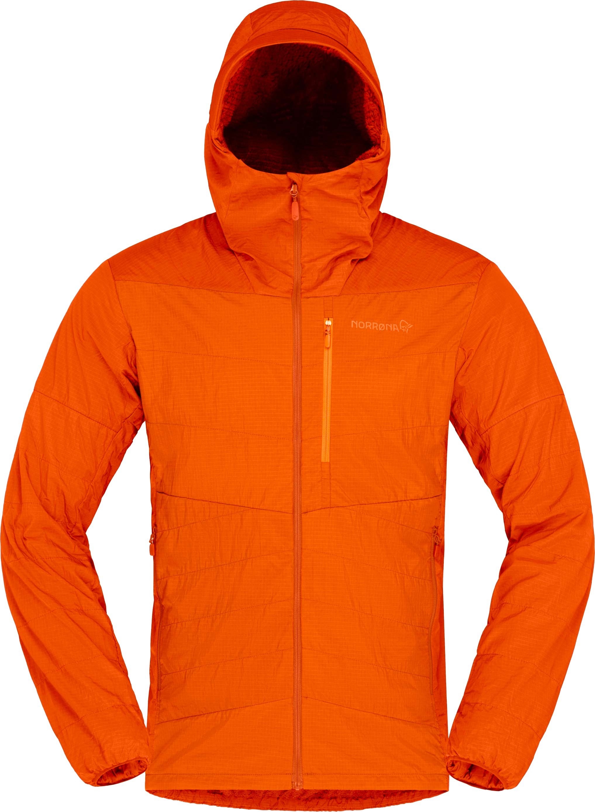 Lyngen Thermo100 Active Zip Hood M Gold Flame + Norrona