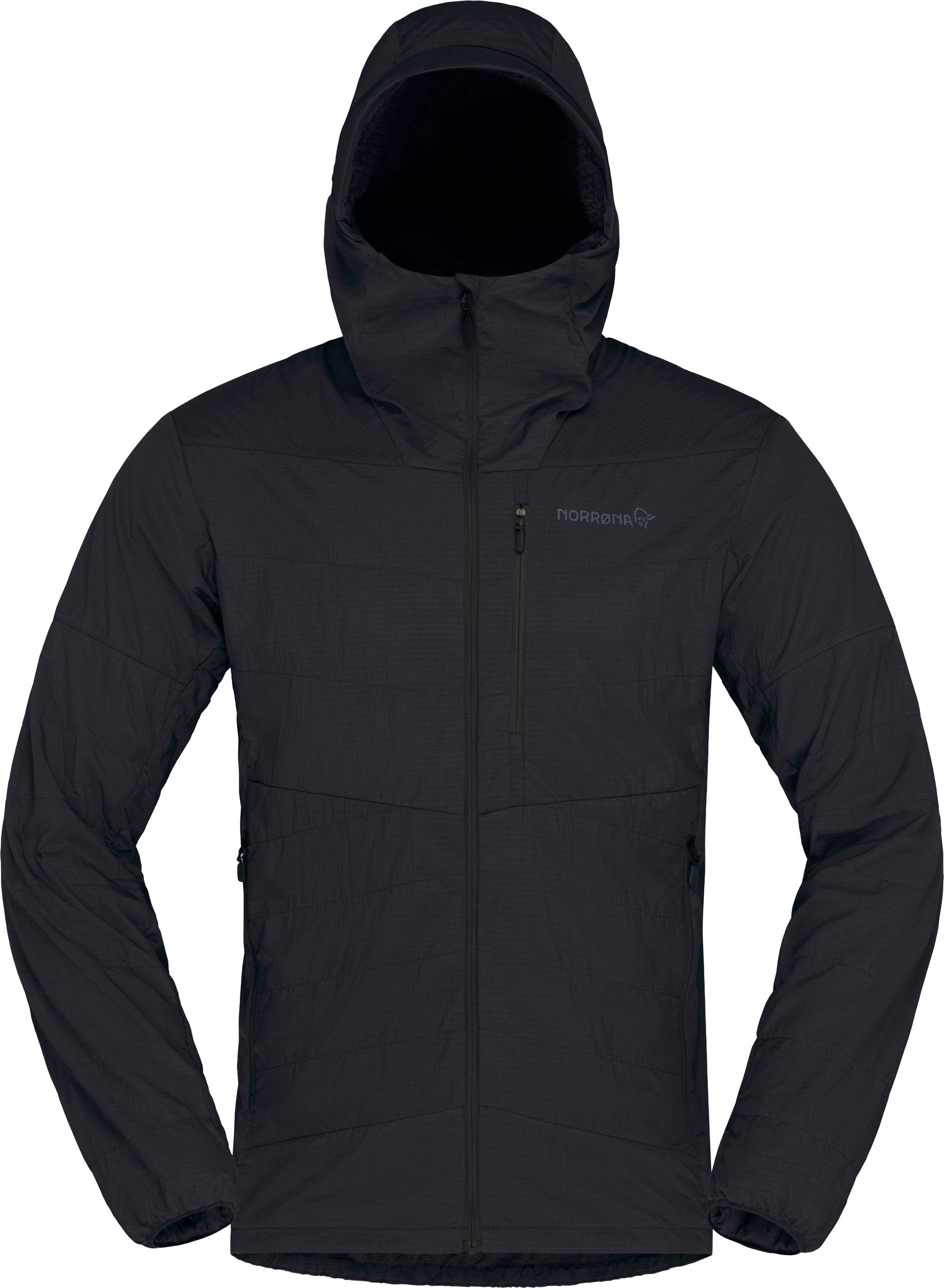 Lyngen Thermo100 Active Zip Hood M Caviar Black + Norrona