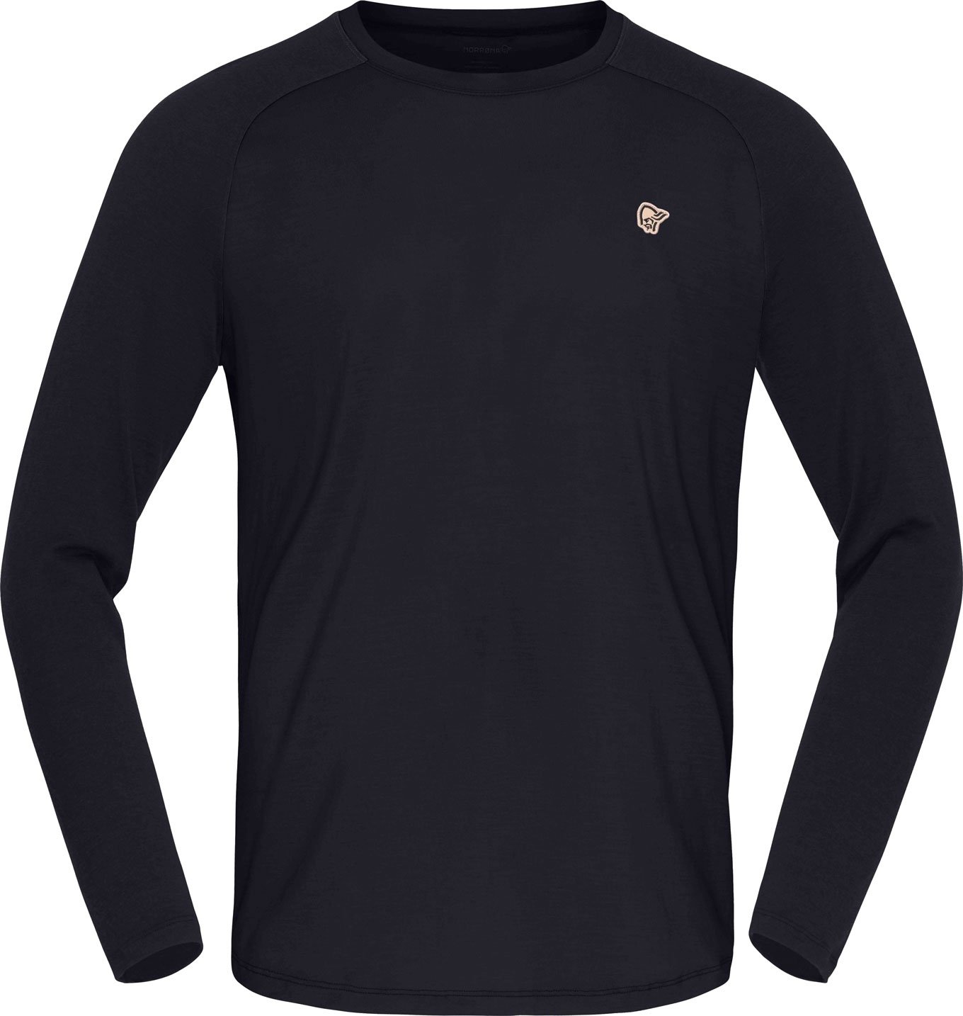 Femund Pureull Long Sleeve M'S Caviar Black + Norrona