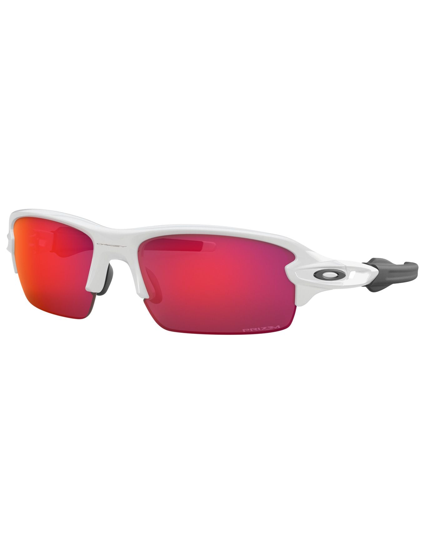 Flak Xs Polished White Prizm Field + Oakley