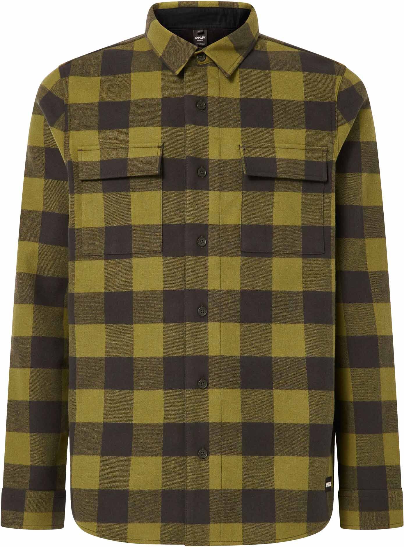 Bear Cozy Flannel New Dk Brush Fern Check + Oakley
