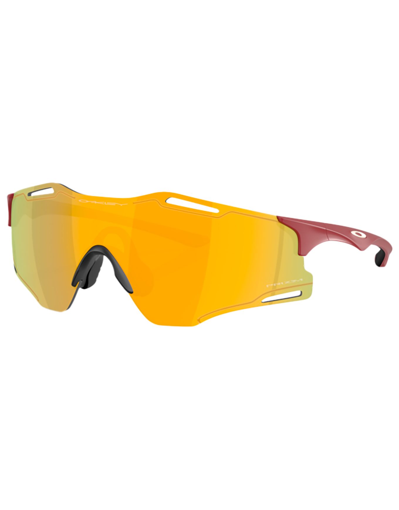 Cybr Zero Matte Iron Red Prizm 24K + Oakley