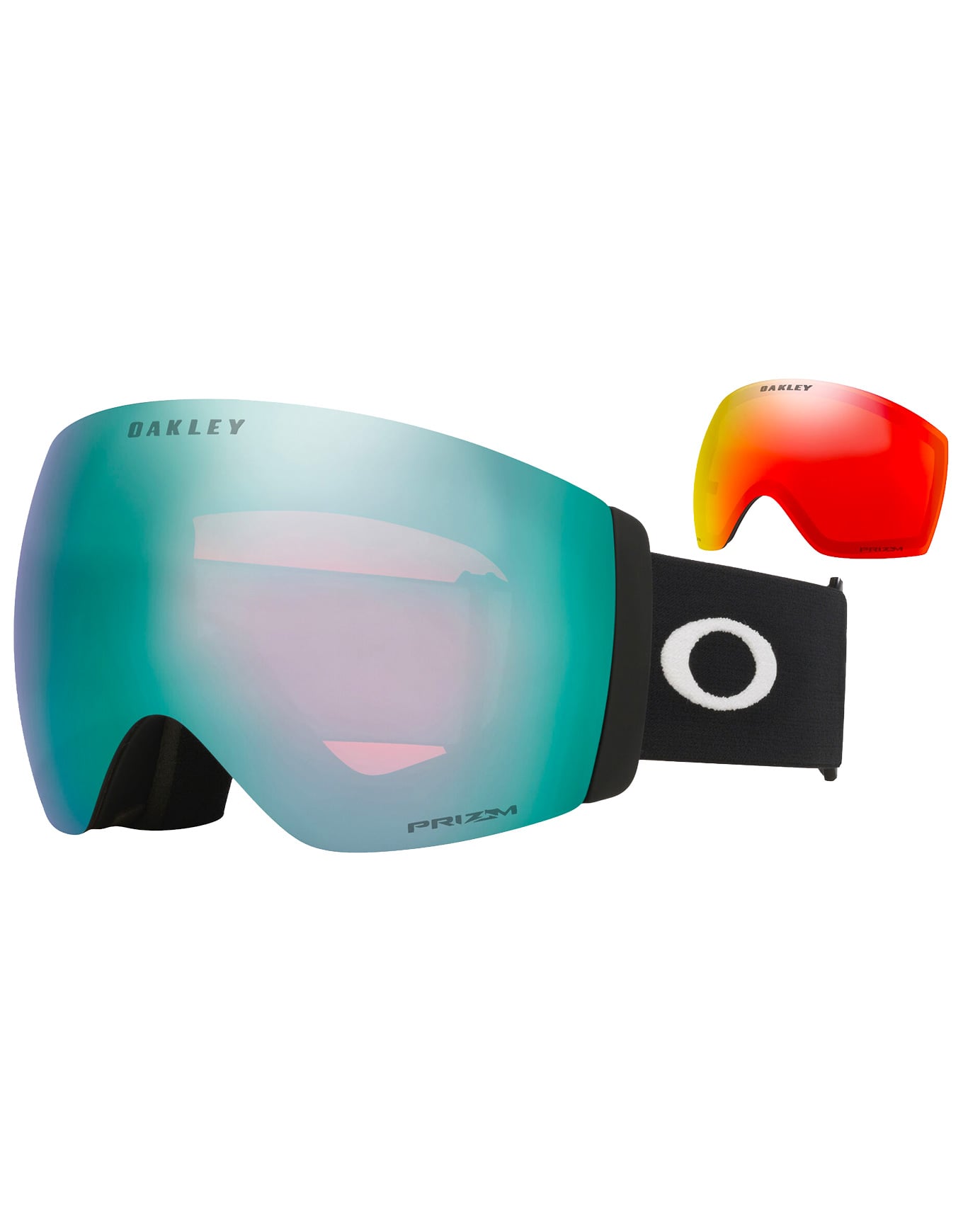 Flight Deck Pro L Matte Black Prizm Sapphire Iridium + Oakley