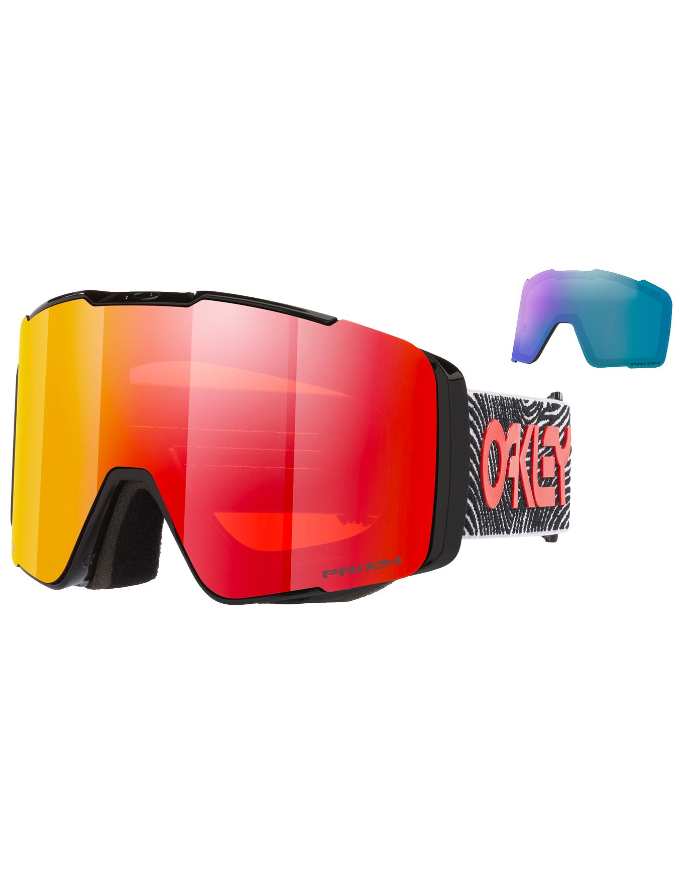 Line Miner Pro L White Fingerprint B1B Prizm Torch Iridium + Oakley