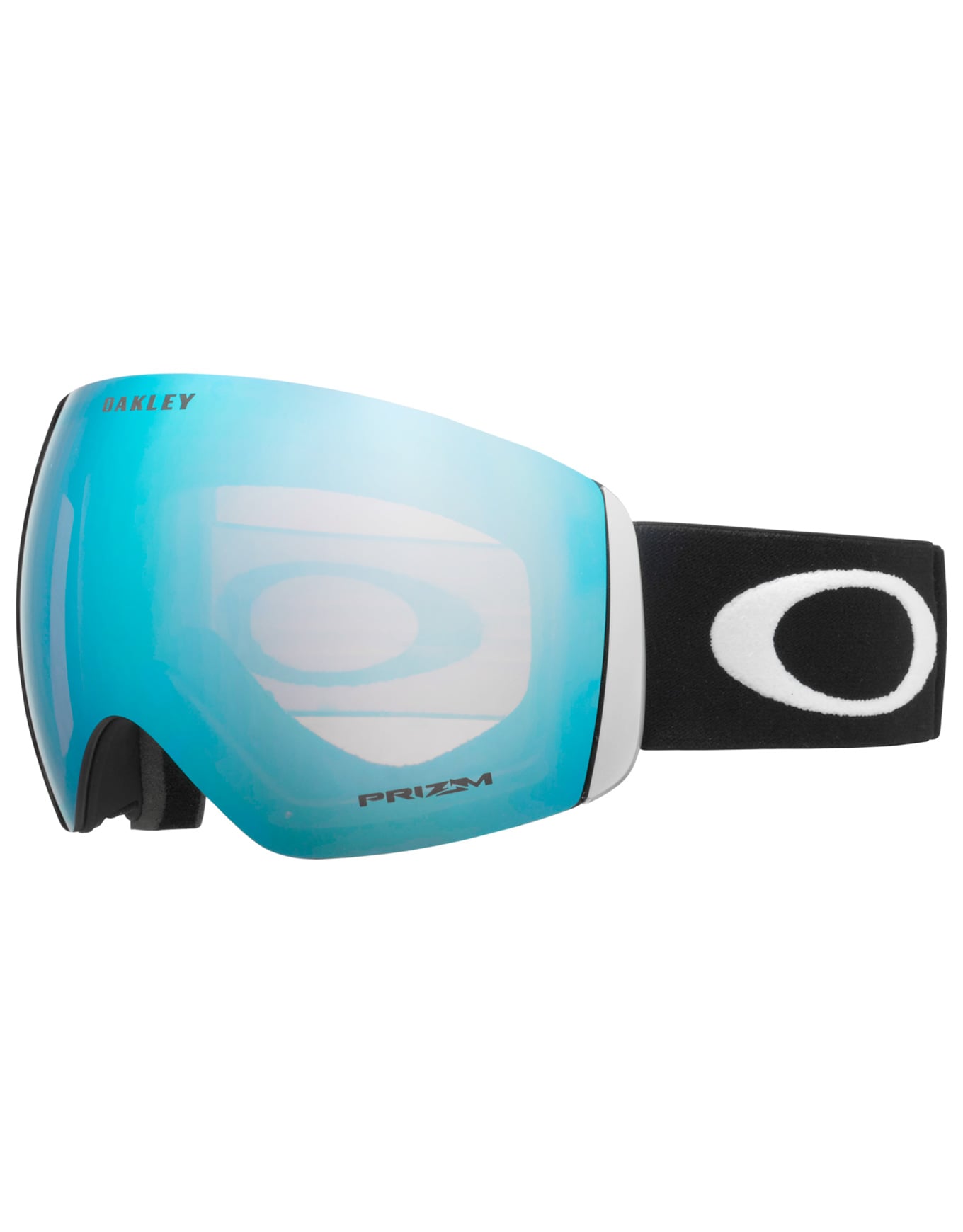 Flight Deck L Matte Black Prizm Sapphire Iridium + Oakley