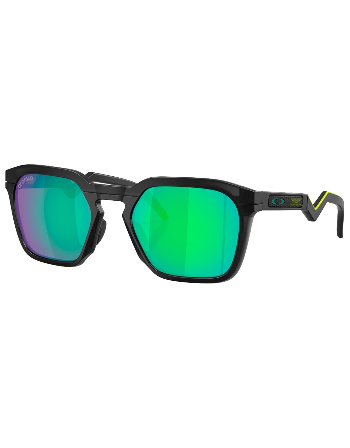 Hstn SQ Matte Black Ink Prizm Jade + Oakley