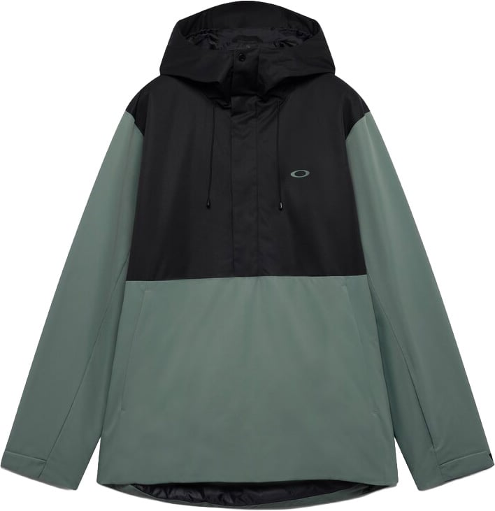 Elk Grove Anorak Pitch Black Aviator Green + Oakley